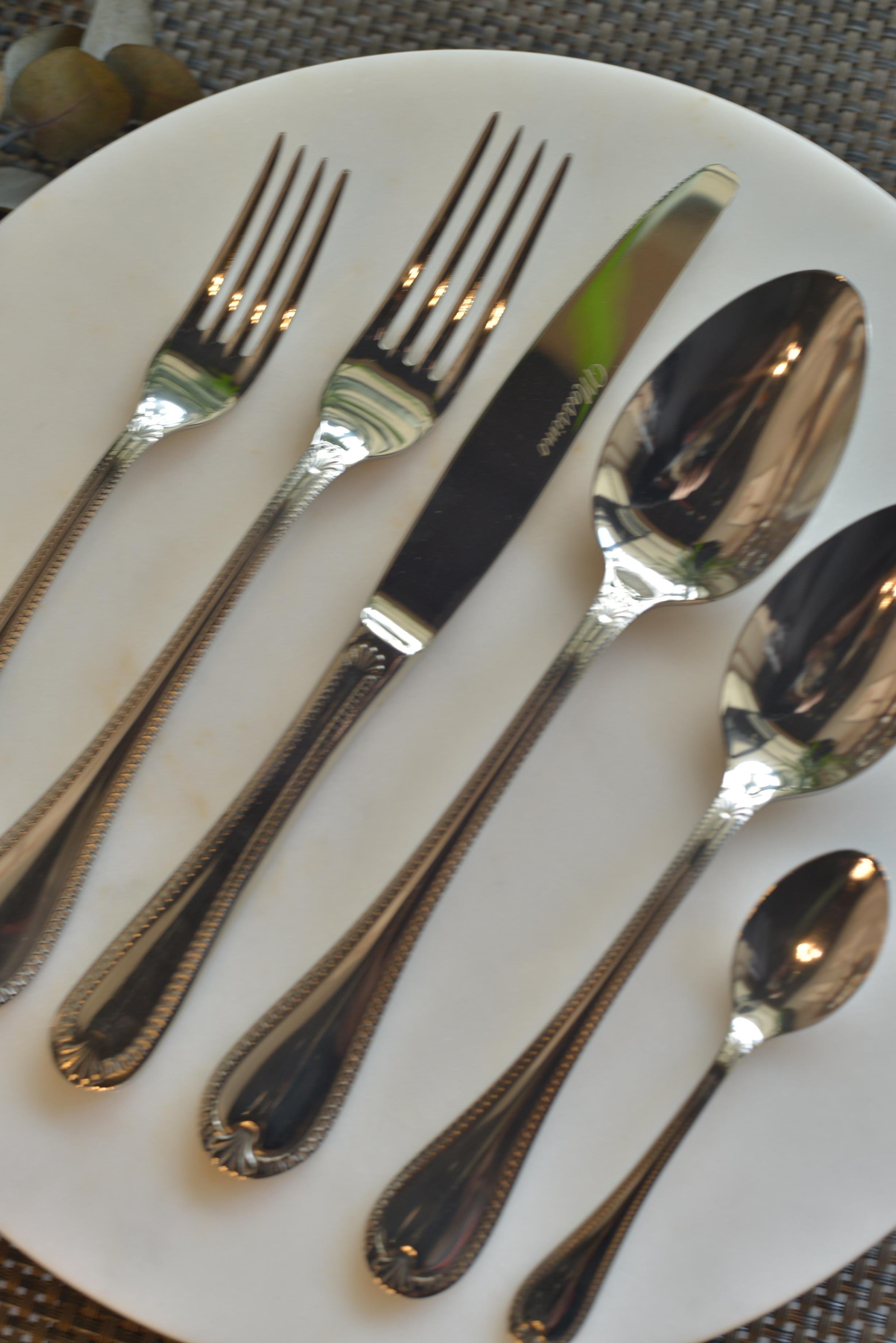 Petra 12 Kişilik 72 Parça 18/10 Paslanmaz Çelik Çatal Kaşık Takımı