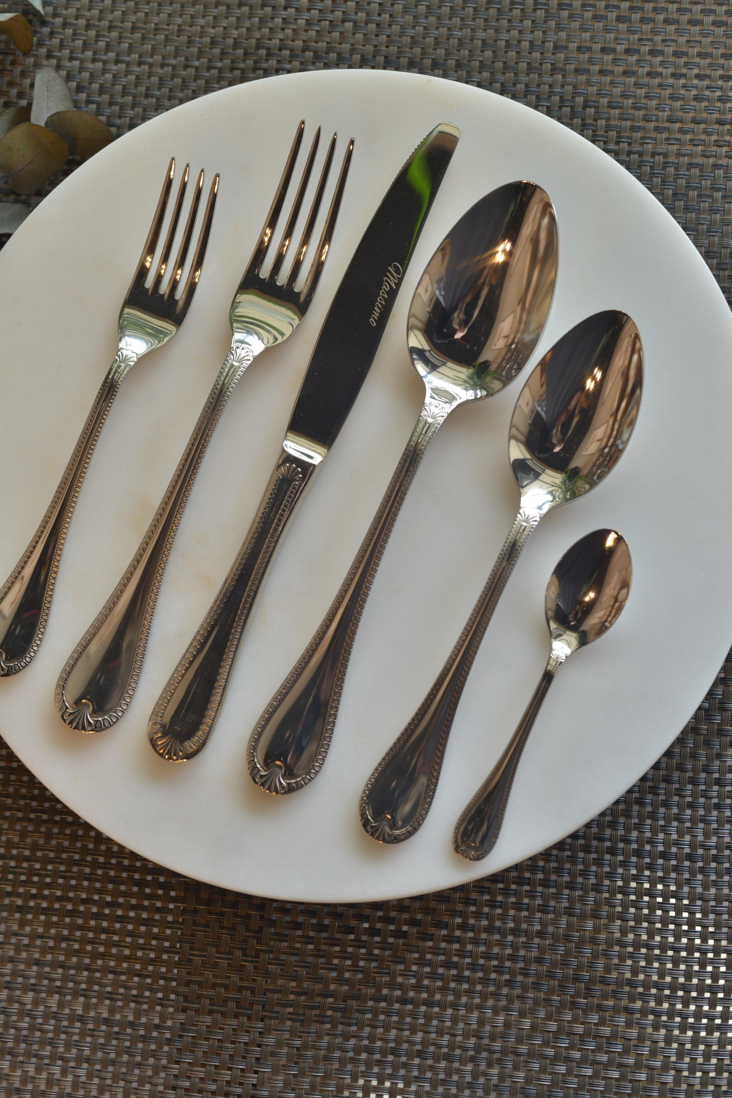 Petra 12 Kişilik 72 Parça 18/10 Paslanmaz Çelik Çatal Kaşık Takımı