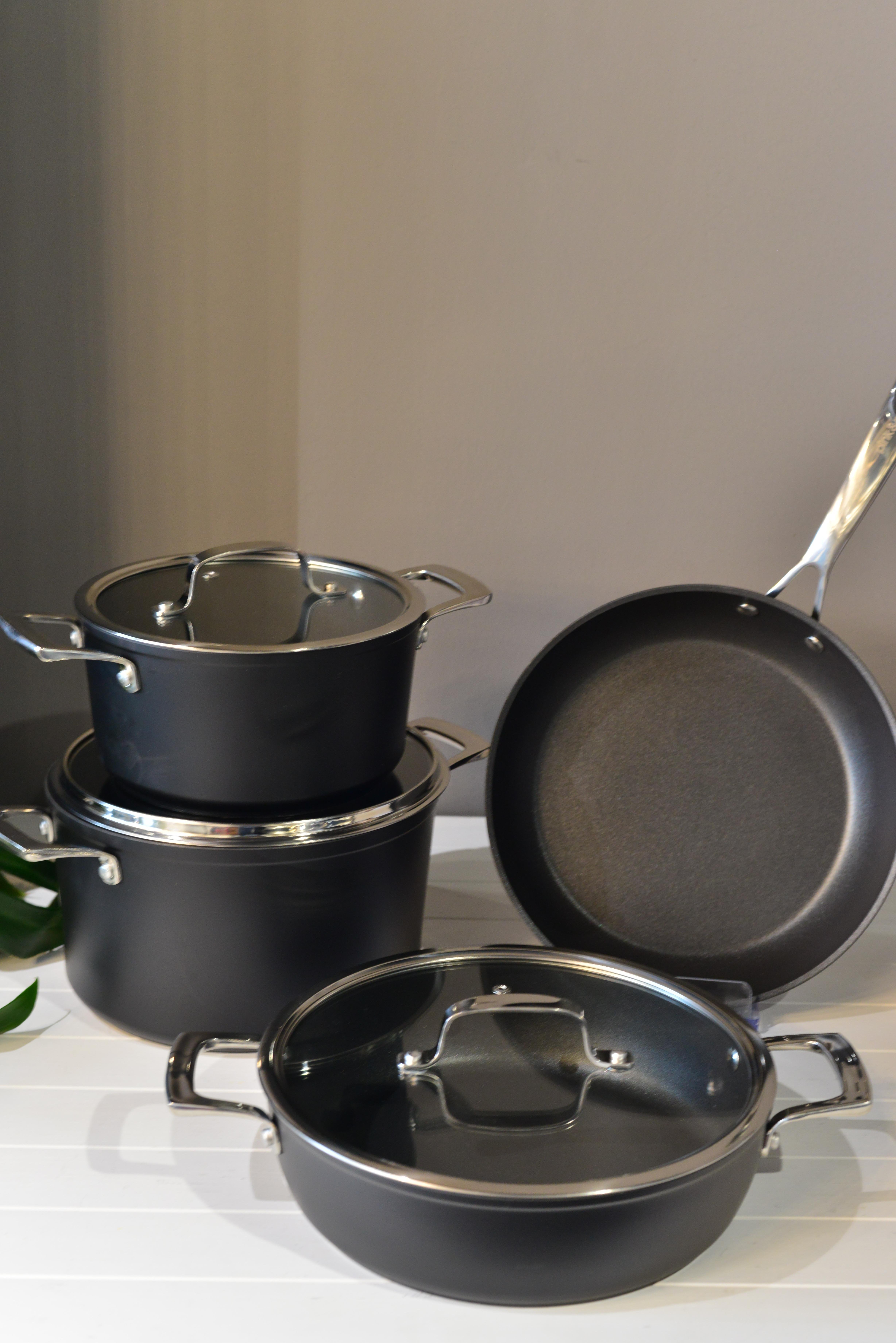 Pink & More Leaf 7 Parça Döküm Tencere Seti