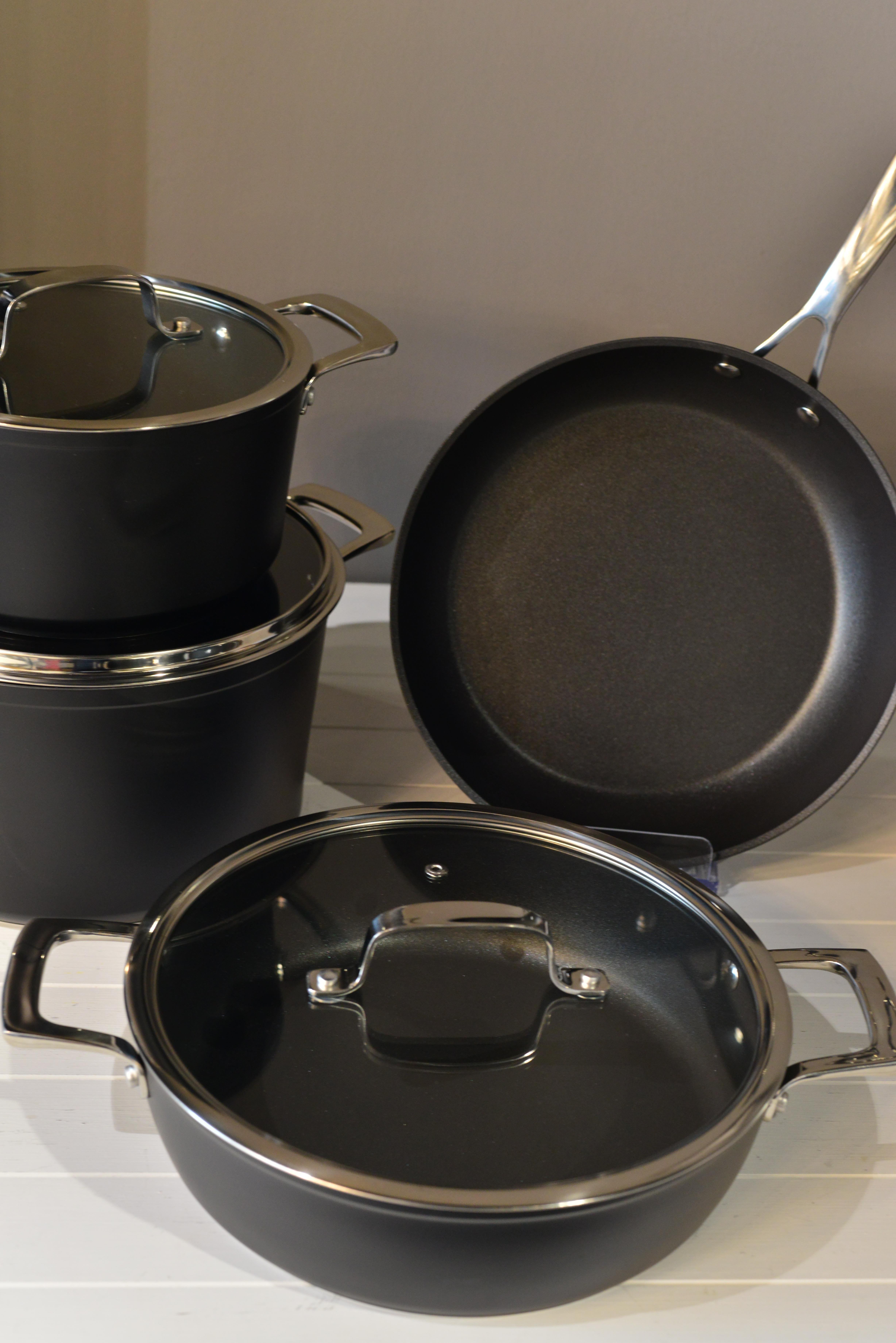 Pink & More Leaf 7 Parça Döküm Tencere Seti