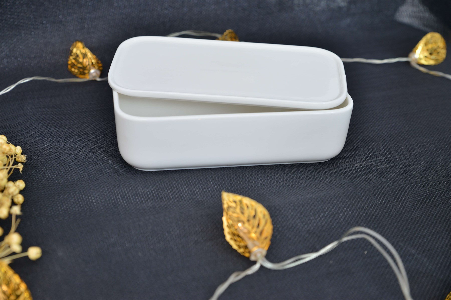 Porselen Dikdörtgen Kapaklı Kase / Adet Fiyat