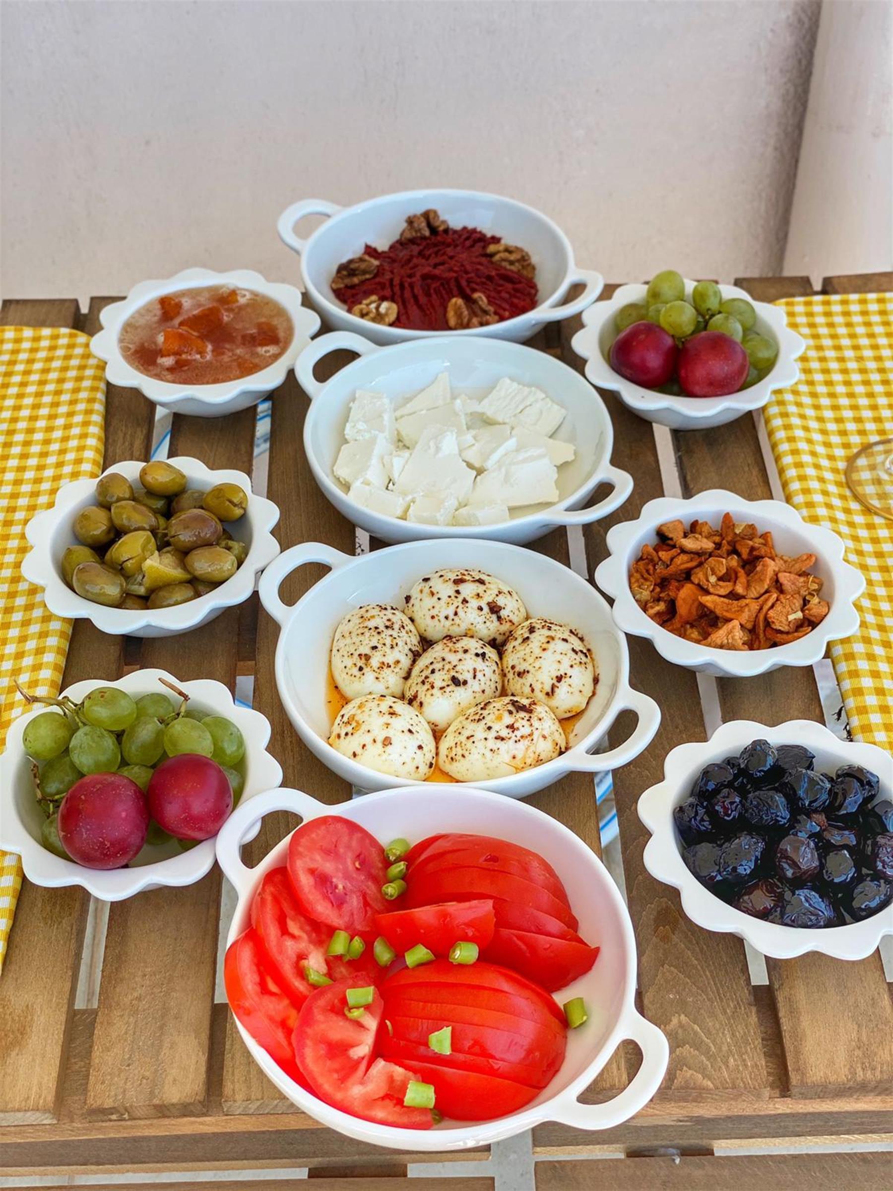 Porselen Kulplu Meze Tabak