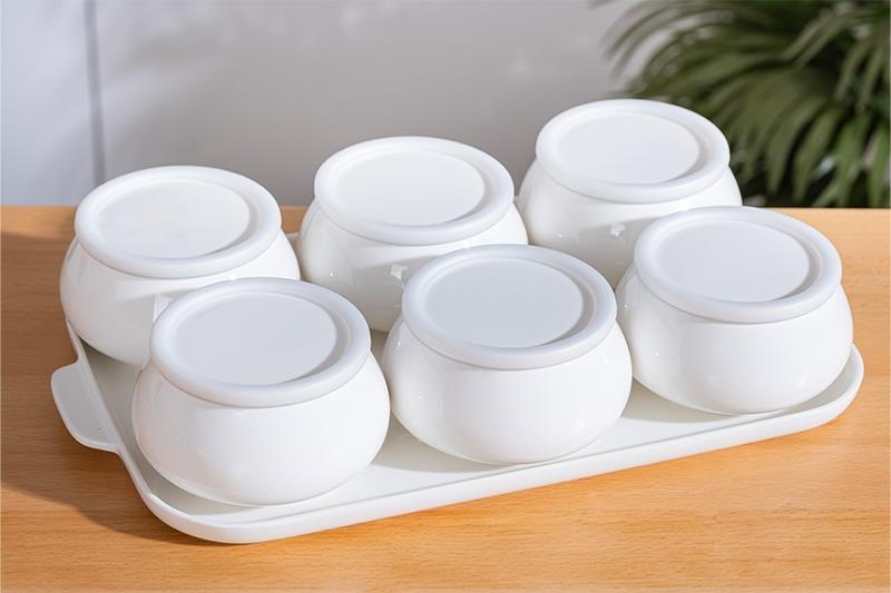 Porselen Tepsili 6 lı Kahvaltı Seti