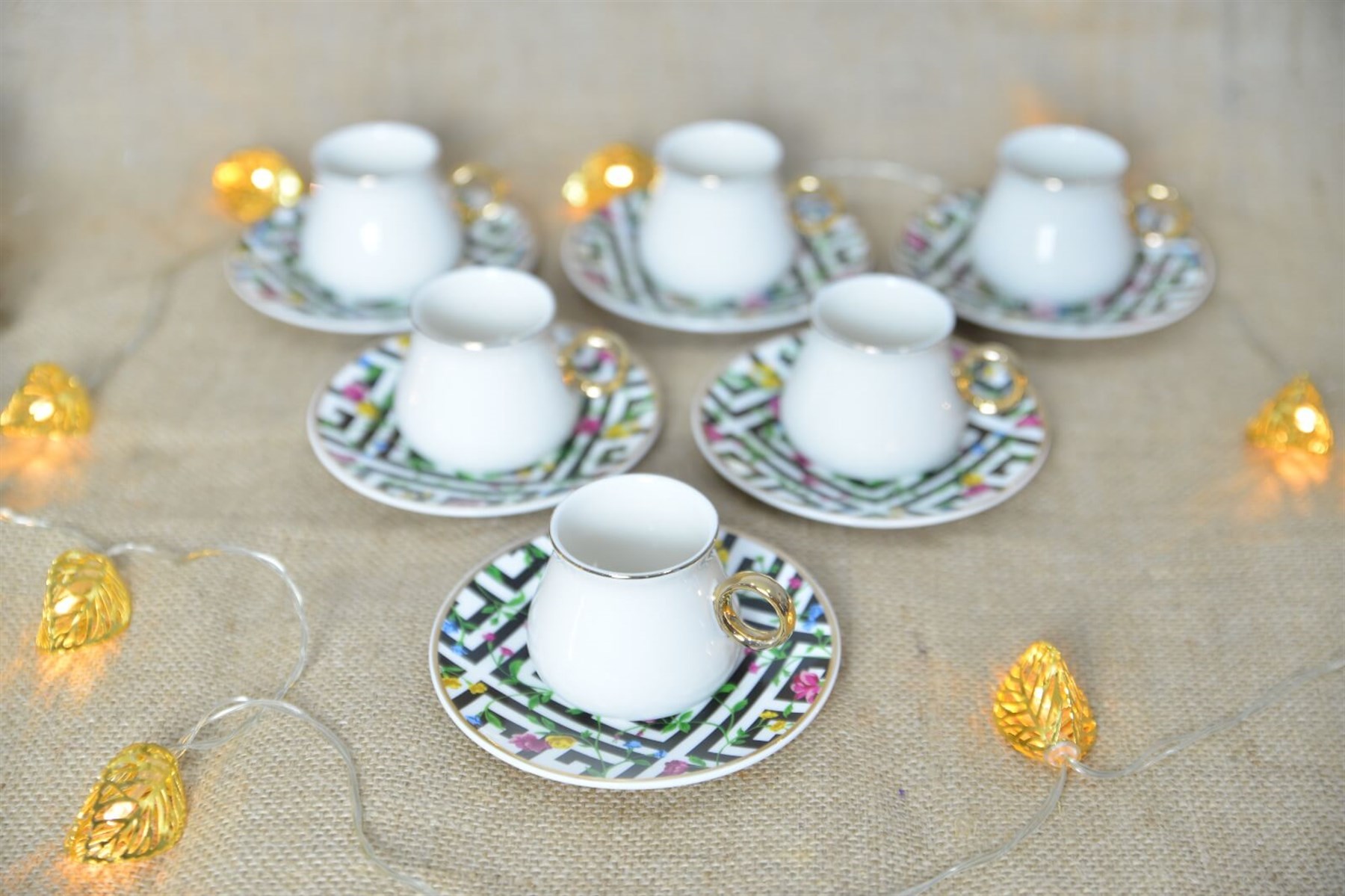 Porselen Türk Kahvesi Fincan Takımı