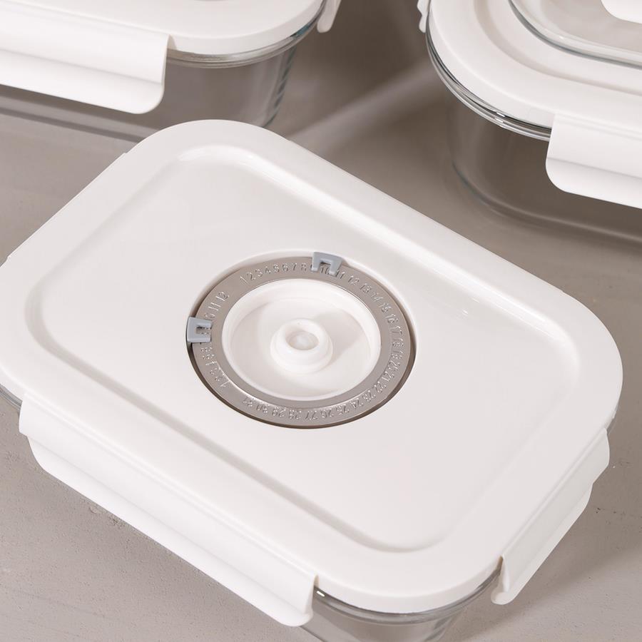 Quinn Vakumlu Cam Saklama Kabı