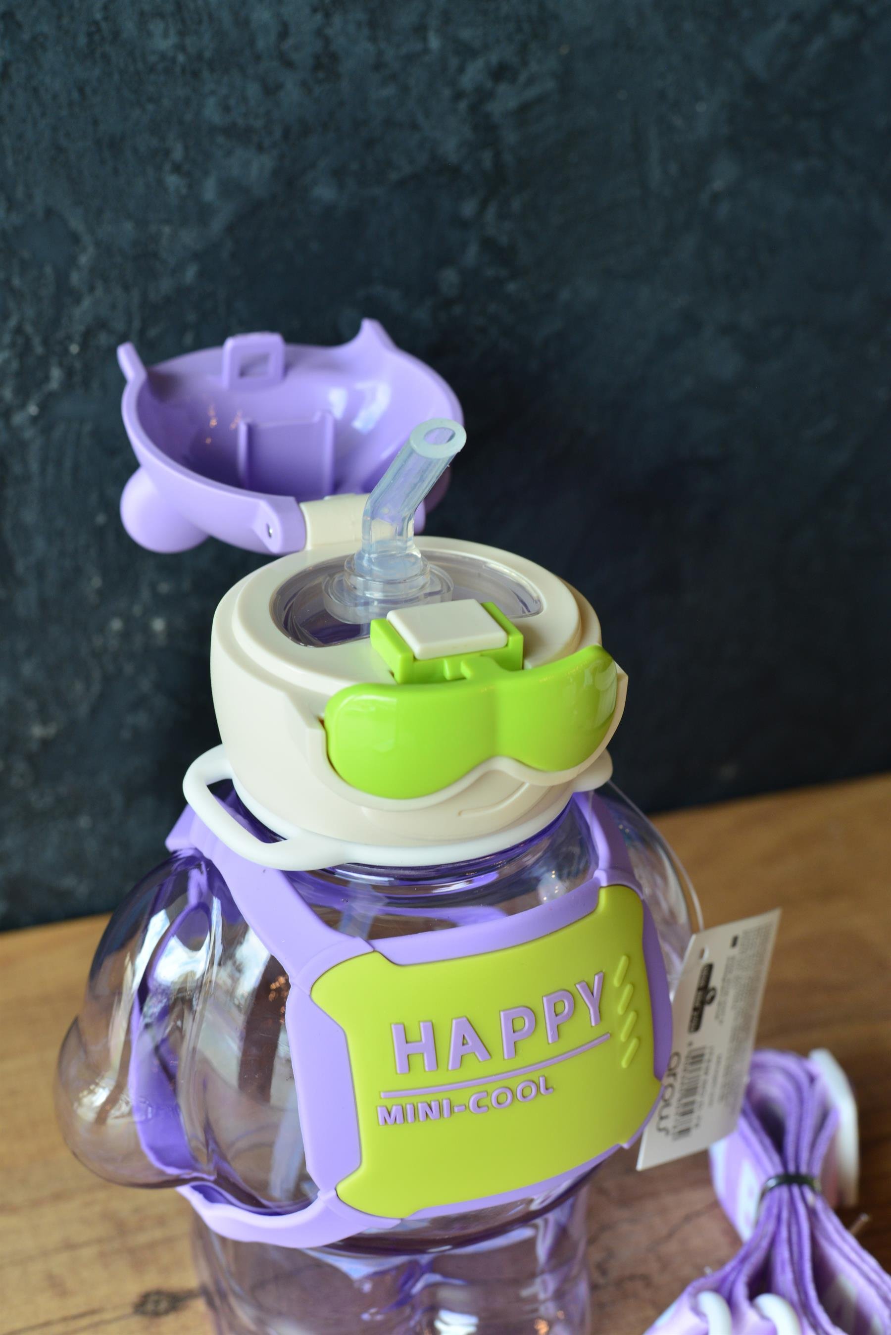 Robocop Çocuk Su Matarası 700 ML / Lila