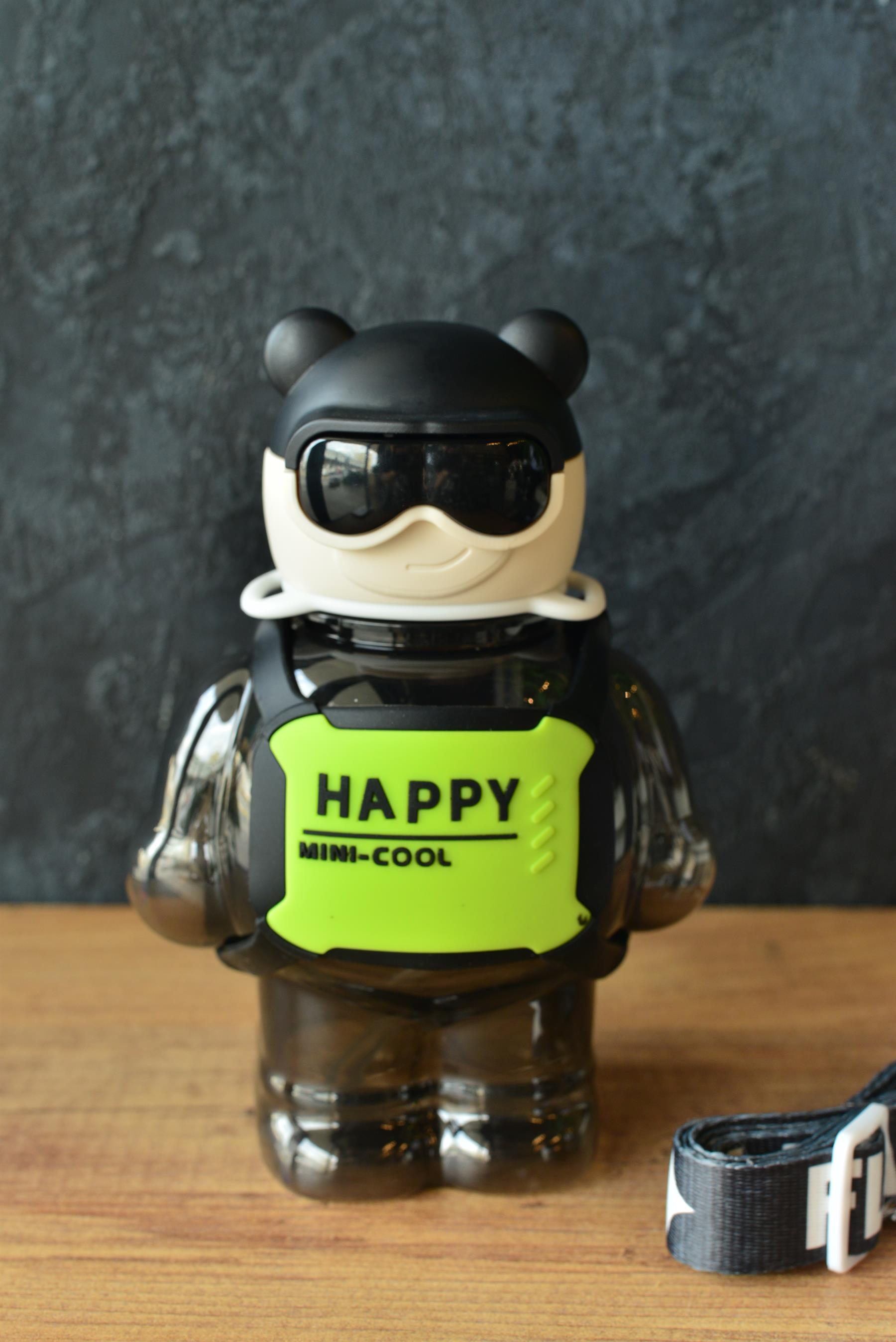 Robocop Çocuk Su Matarası 700 ML / Siyah