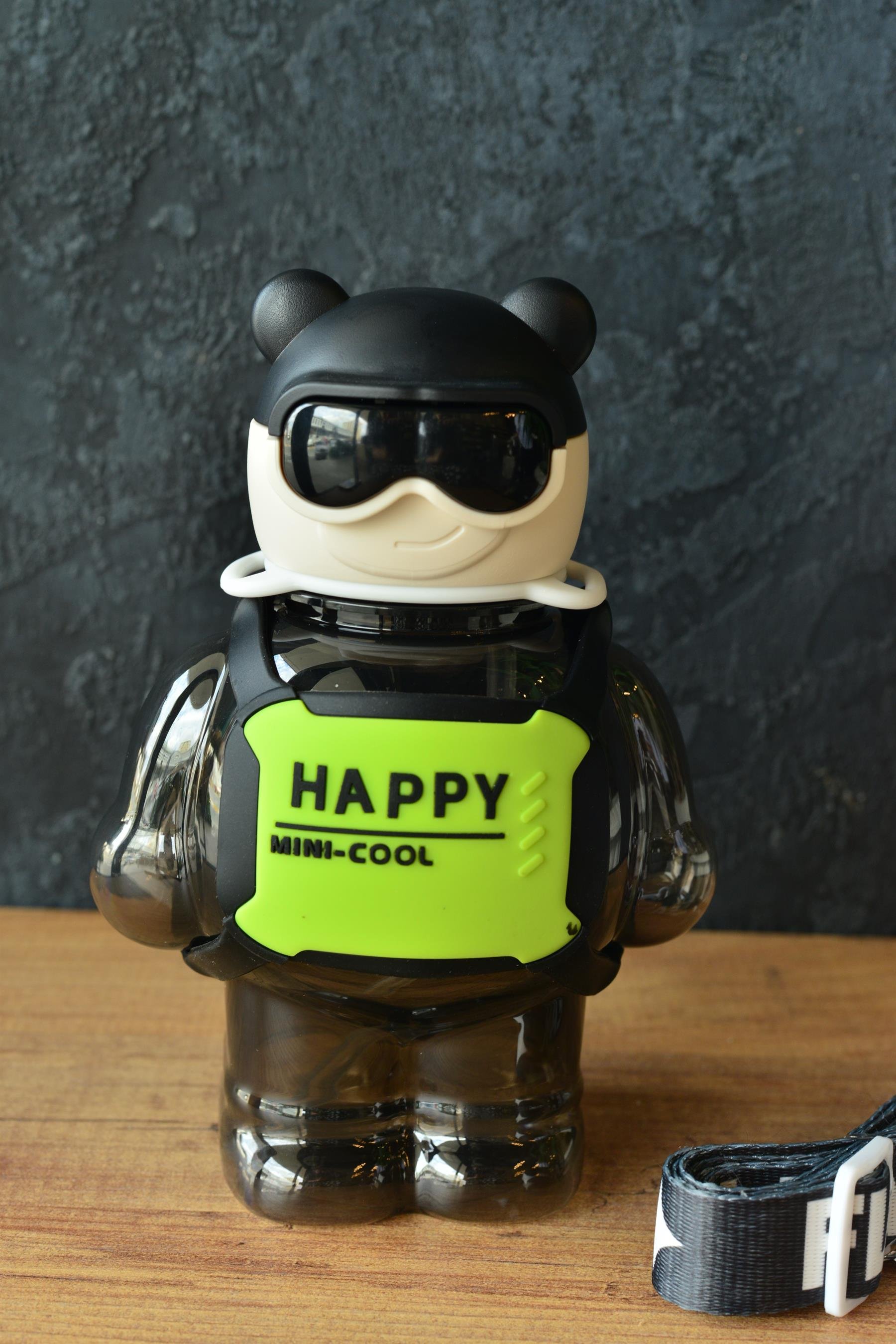 Robocop Çocuk Su Matarası 700 ML / Siyah