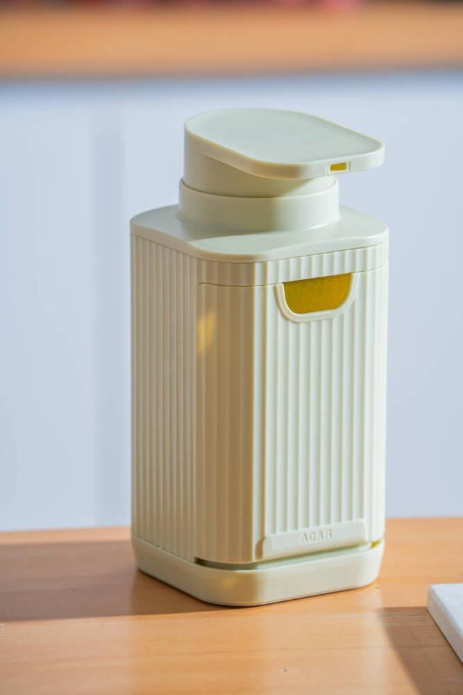 Snoppy Sünger Hazneli Sıvı Sabunluk - Mint