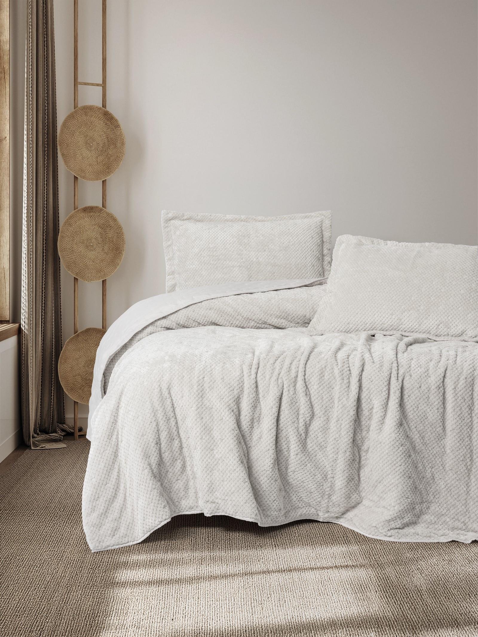 Softnest Tek Kişilik Yatak Örtüsü Boleta Taş