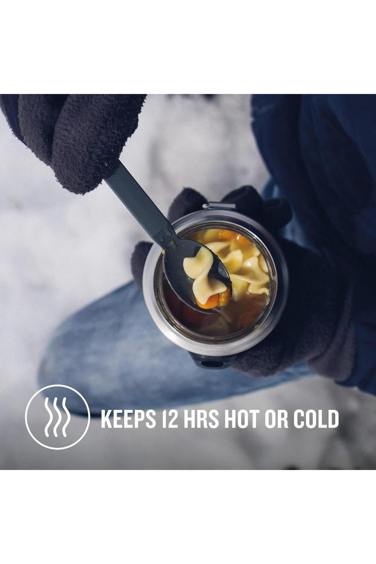 Stanley Adventure Kaşıklı 0,53 Litre Çelik Yemek Termosu - Çelik