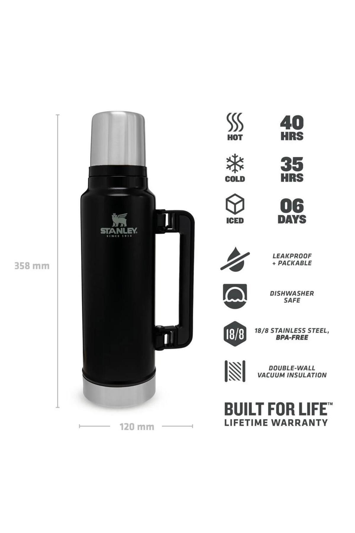 Stanley Classic Legendary Bottle 1,4 L - Siyah