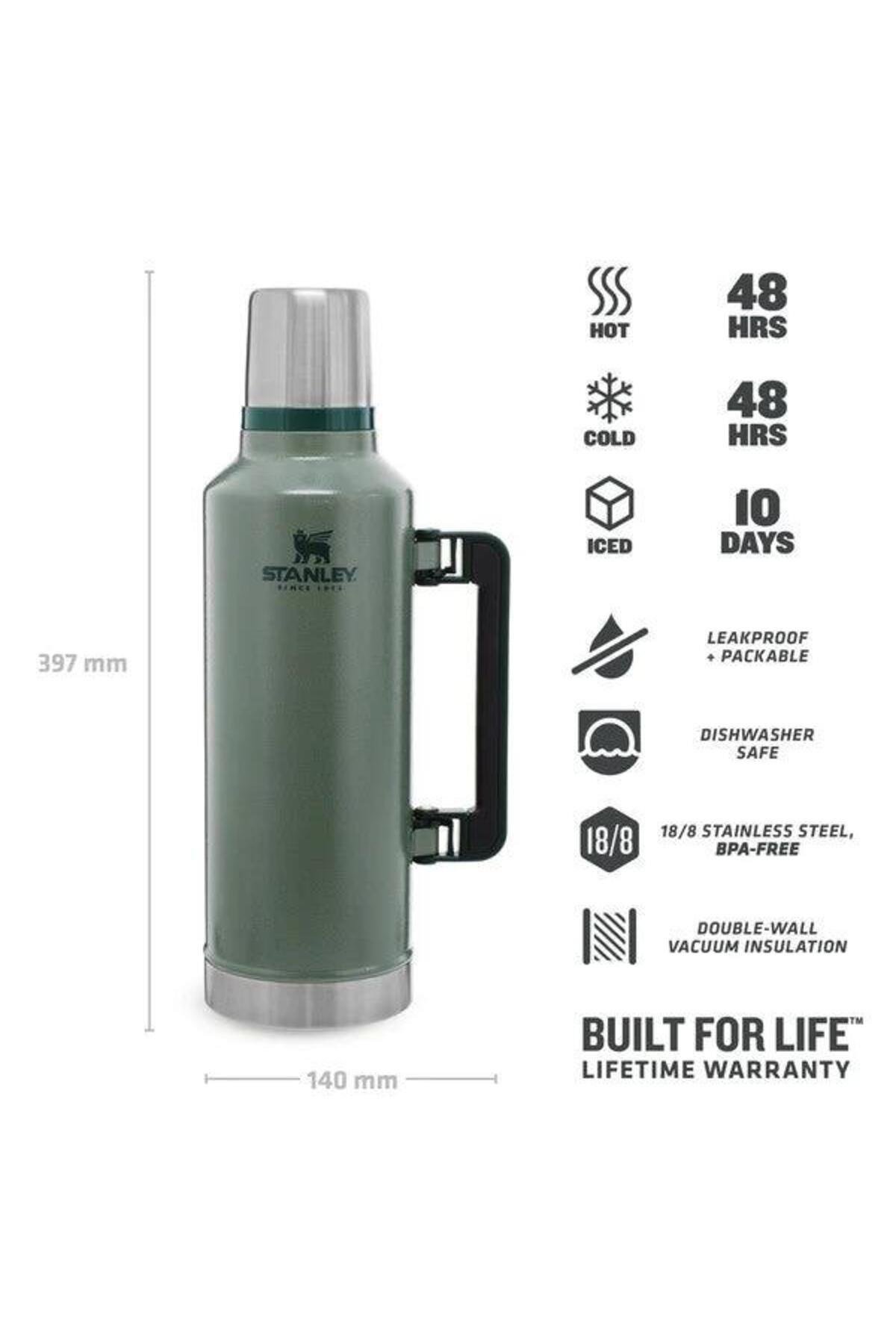 Stanley Classic Legendary Bottle 2.3 L - Green