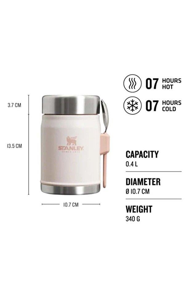 Stanley Classic Legendary Paslanmaz Çelik Yemek Termosu 0.40 L - Rose Quartz