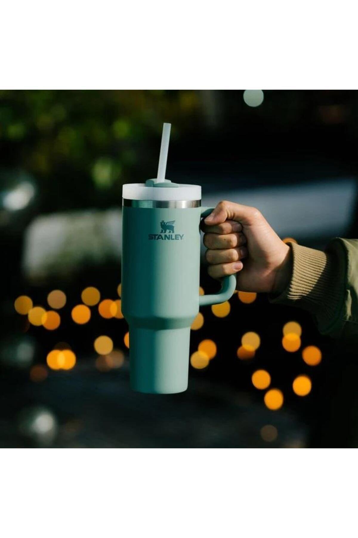 Stanley Quencher H2.0 Tumbler Pipetli Termos Bardak 1.18 Lt - Shale