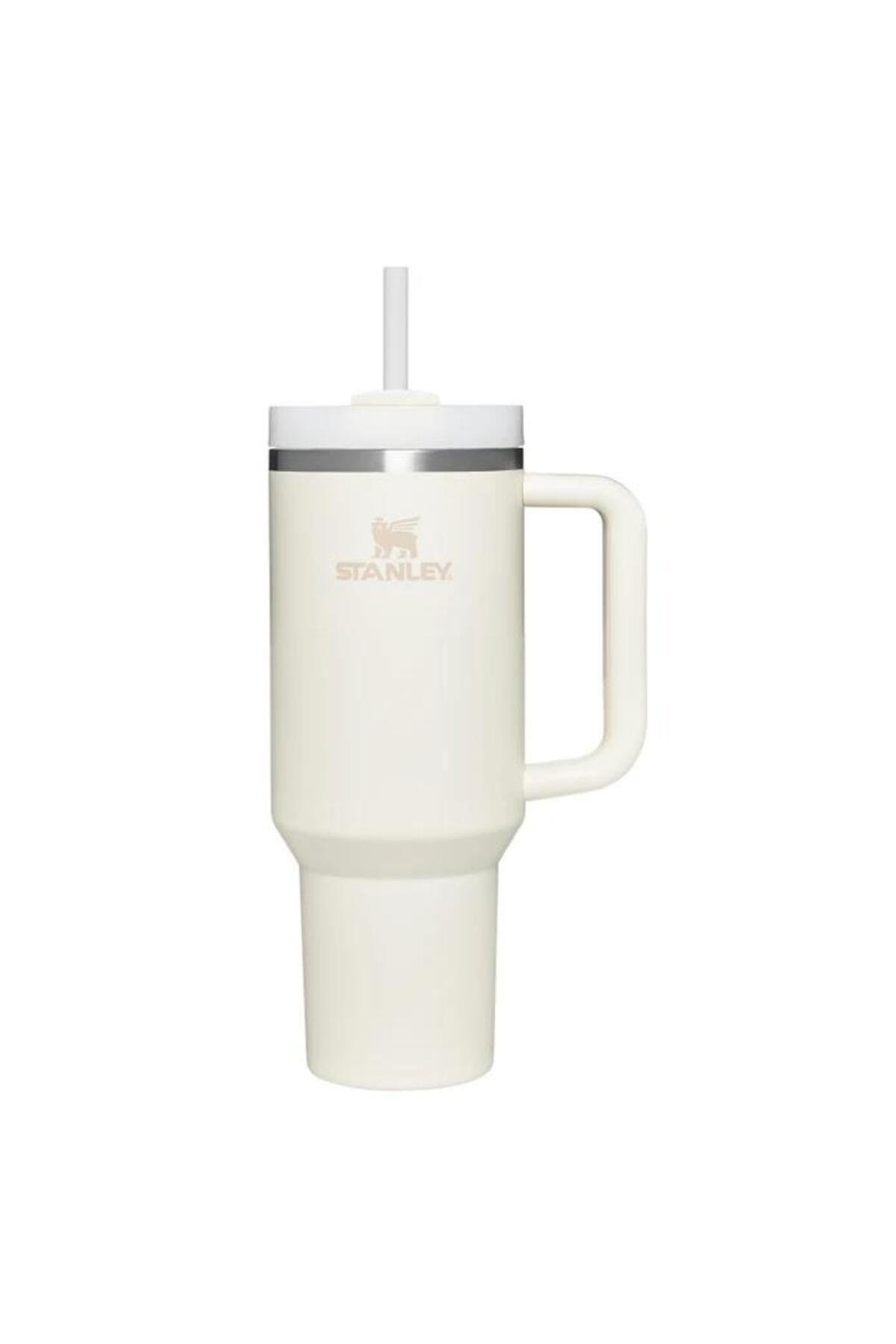 Stanley Quencher H2.0 Tumbler Pipetli Termos Bardak 1.18 Lt - Cream Tonal