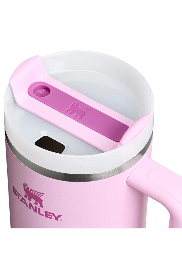 Stanley The Quencher H2.O FlowState™ Tumbler Pipetli Termos Bardak 1.18 Lt - Cherry Blossom