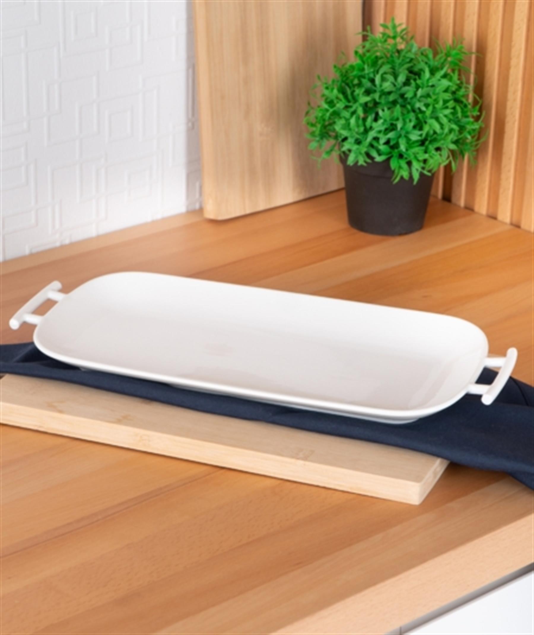 Thin Kulplu Büyük Boy Tavuk Dünyası Servis Tabak / Adet 