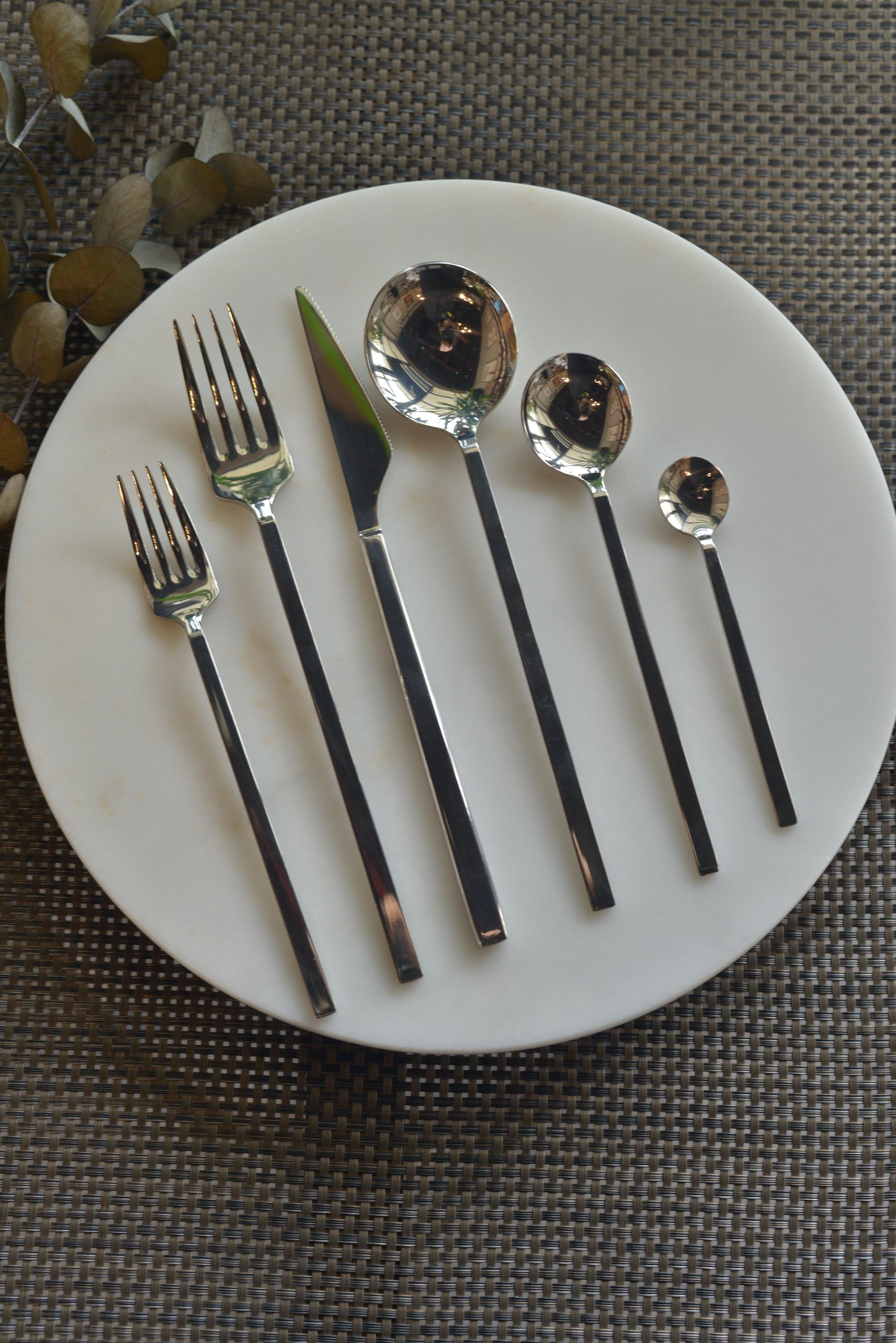 Venedik 36 Parça Çelik Çatal Kaşık Takımı