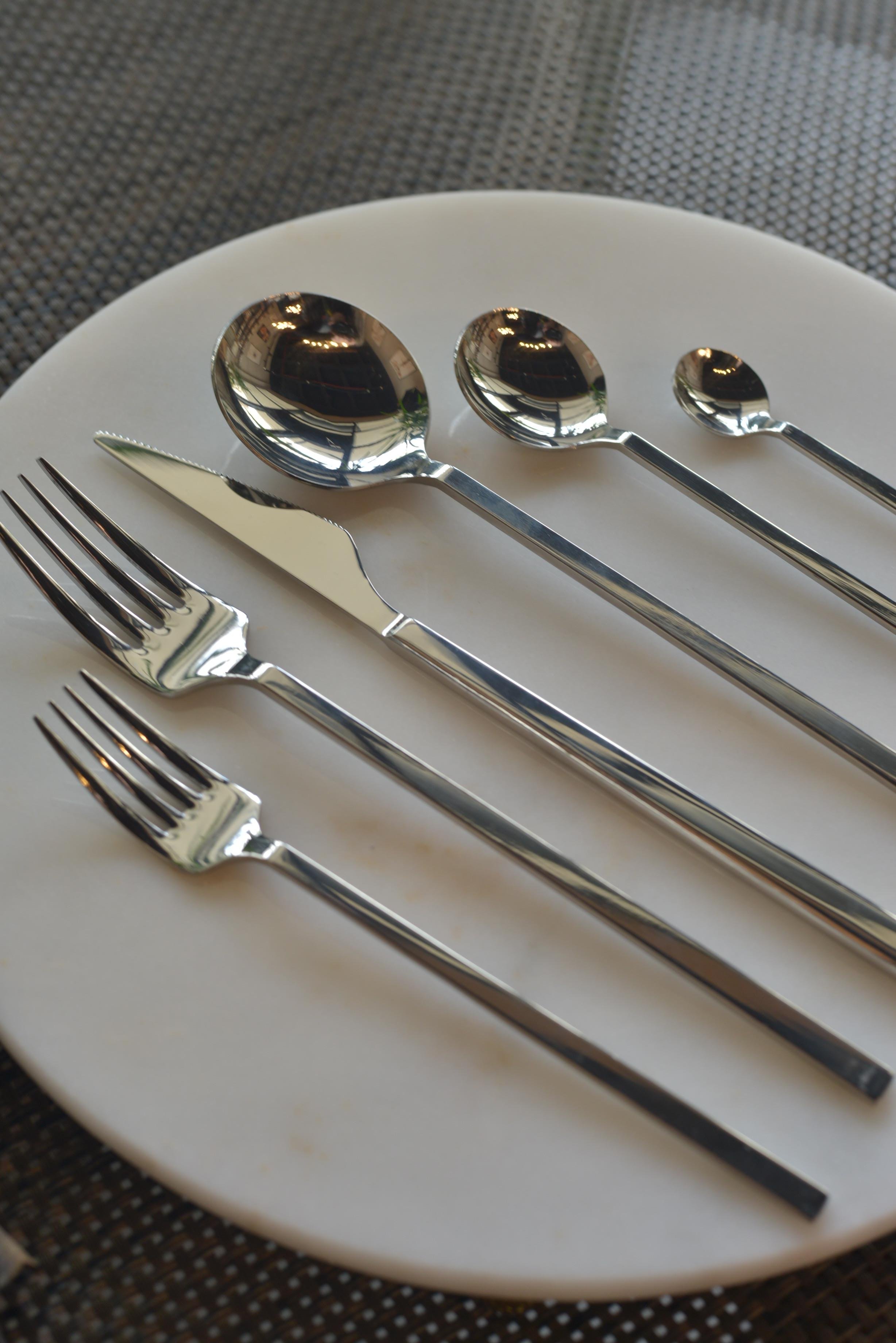 Venedik 36 Parça Çelik Çatal Kaşık Takımı