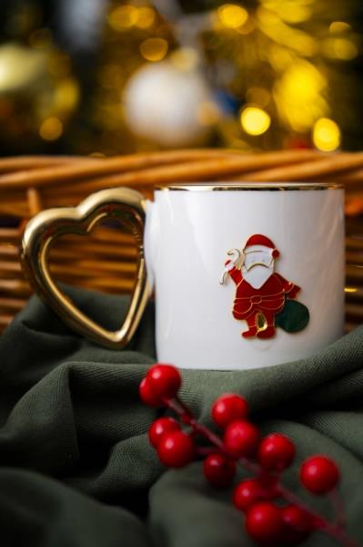 Vermont Noel Baba Porselen Kupa - 1 Adet 