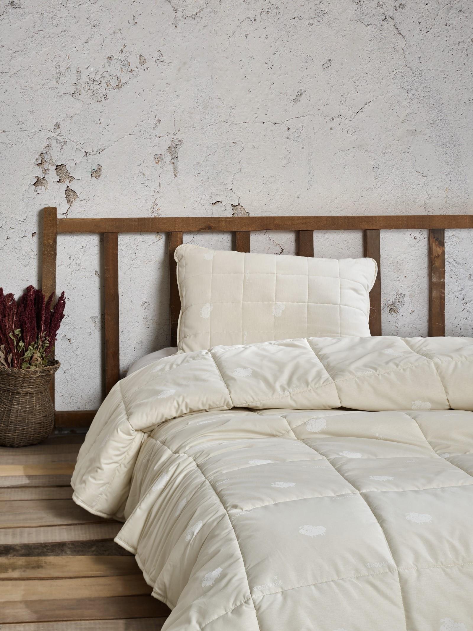 Yün Yorgan Tek Kişilik (Woolmark Belgeli)