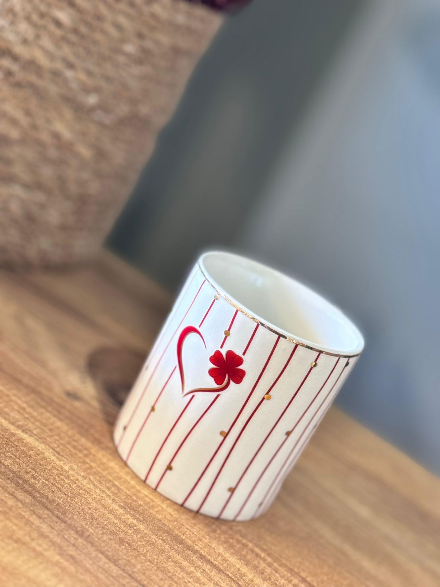 Zen Red Mug Kupa Bardak - 190 ml / 1 Adet