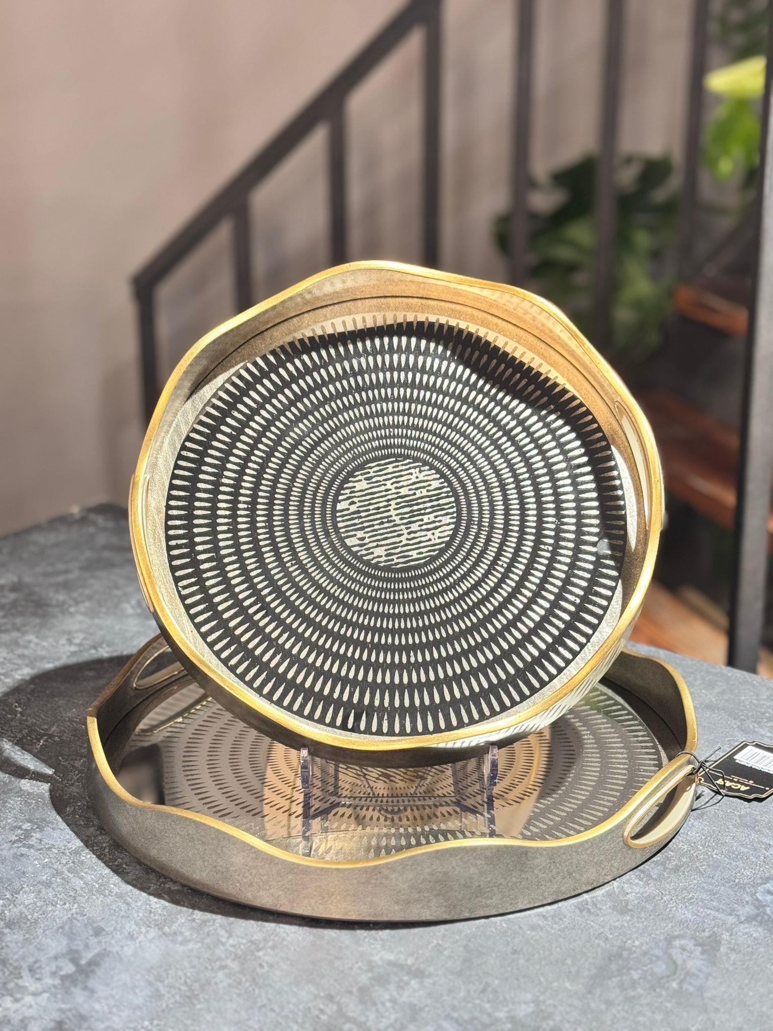 Zoey 2 li Cam Tepsi Seti