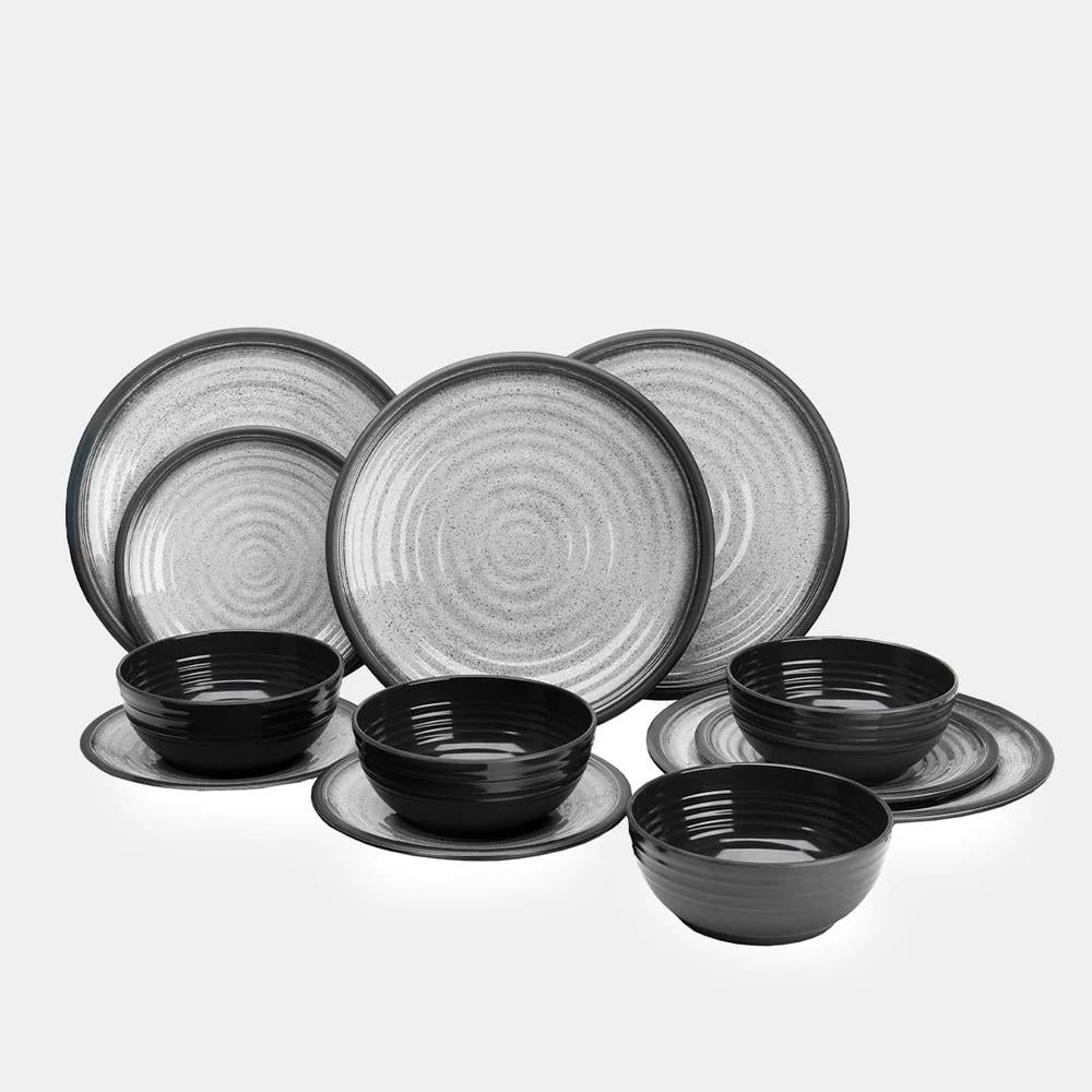 12 PCS GRANITE GREY BOX SET