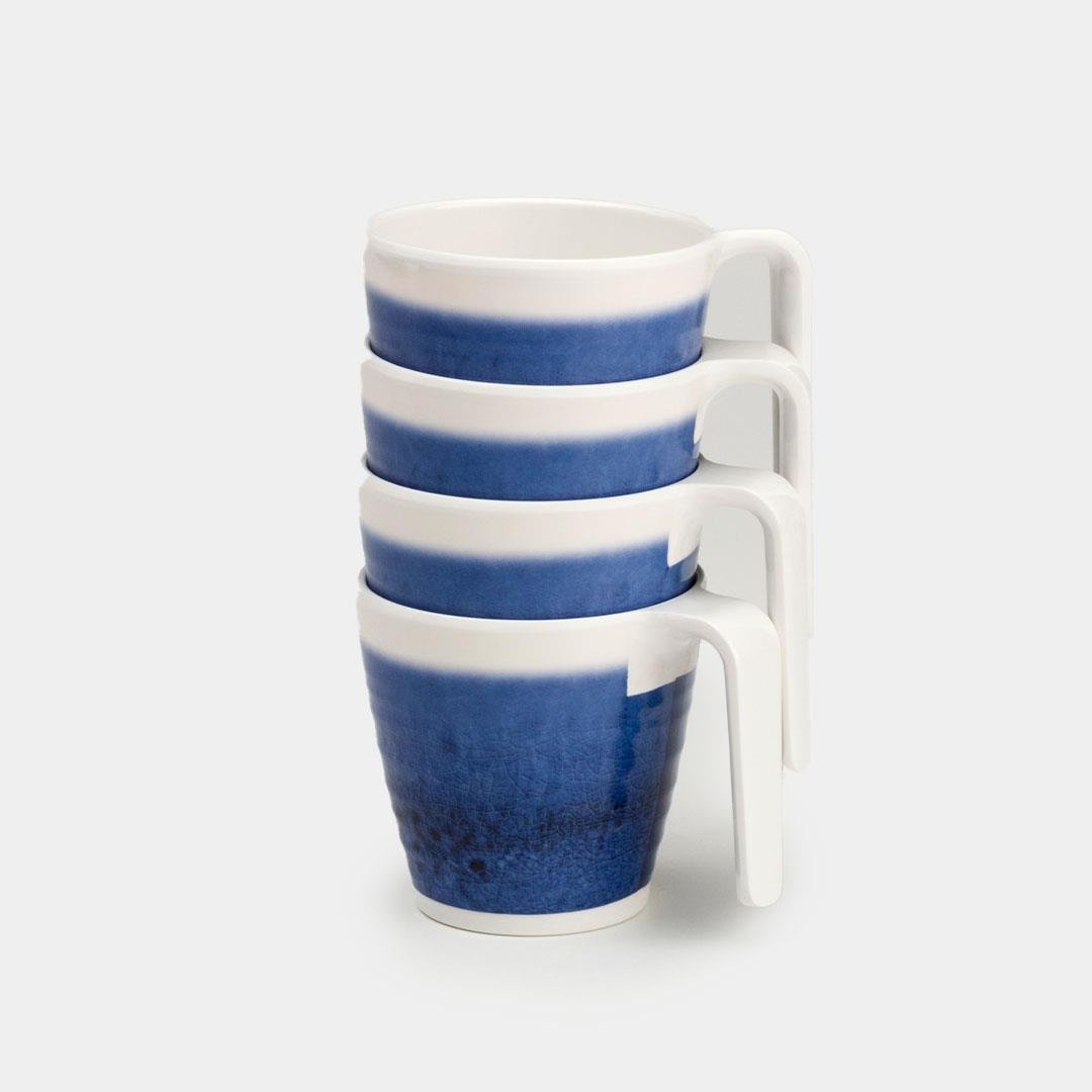 4 PK AZURE MUG