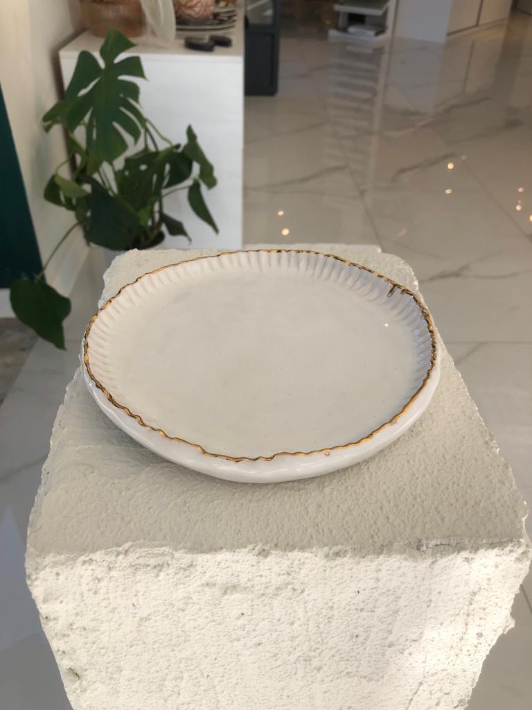 BEYAZ KÜÇÜK SERVİS TABAĞI