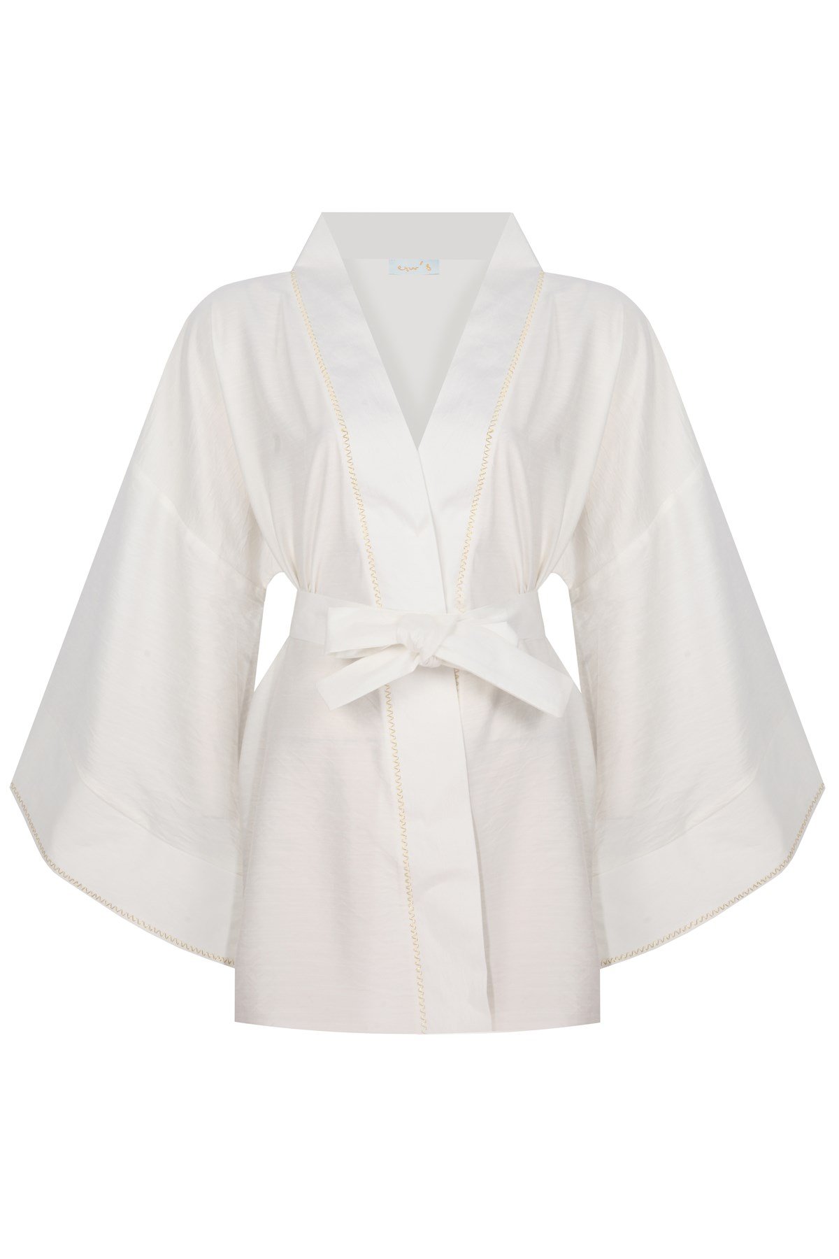Erw's Ekru Subtle Glitter Kimono