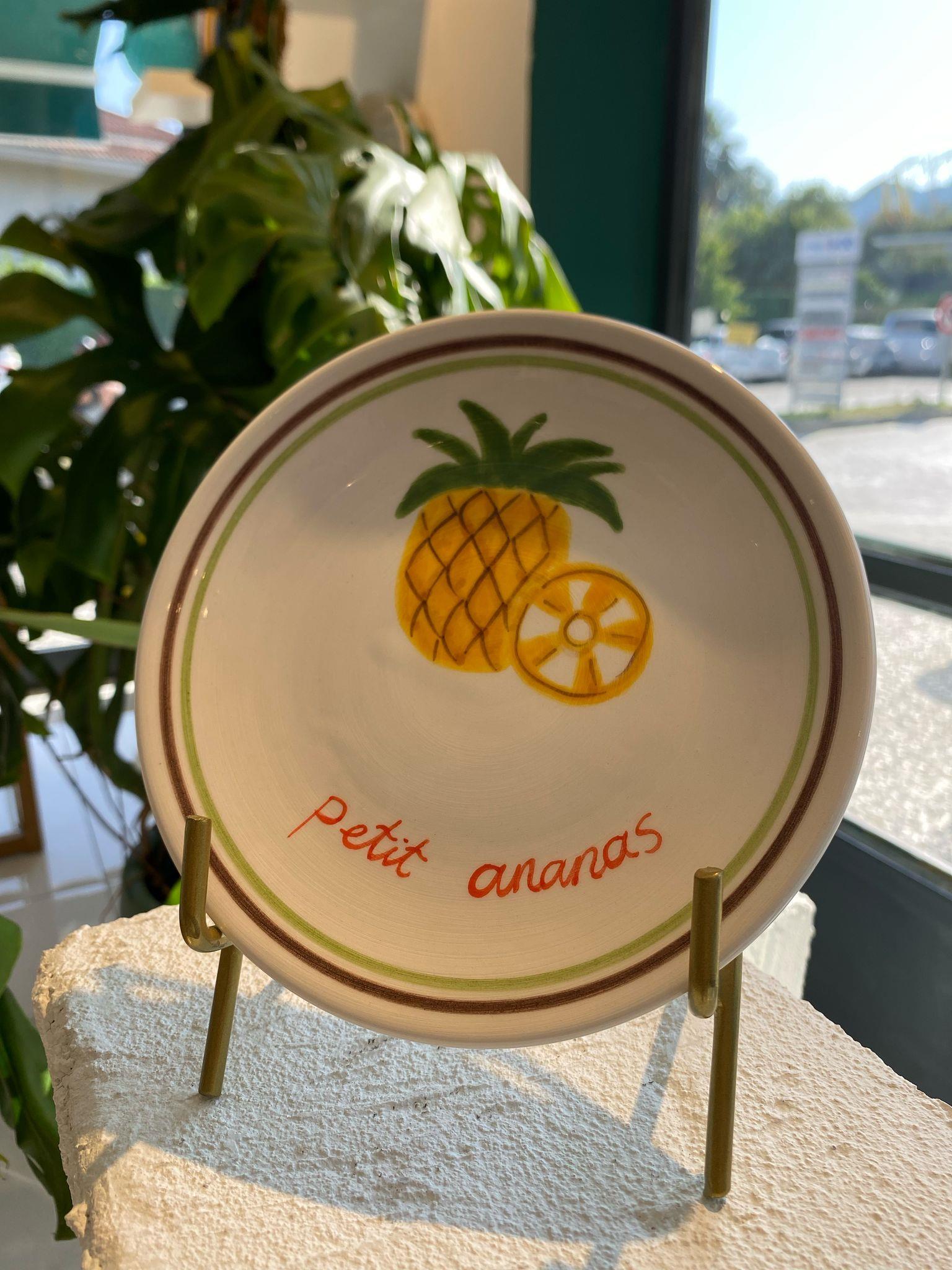 PETITE ANANAS DESERT PLATE