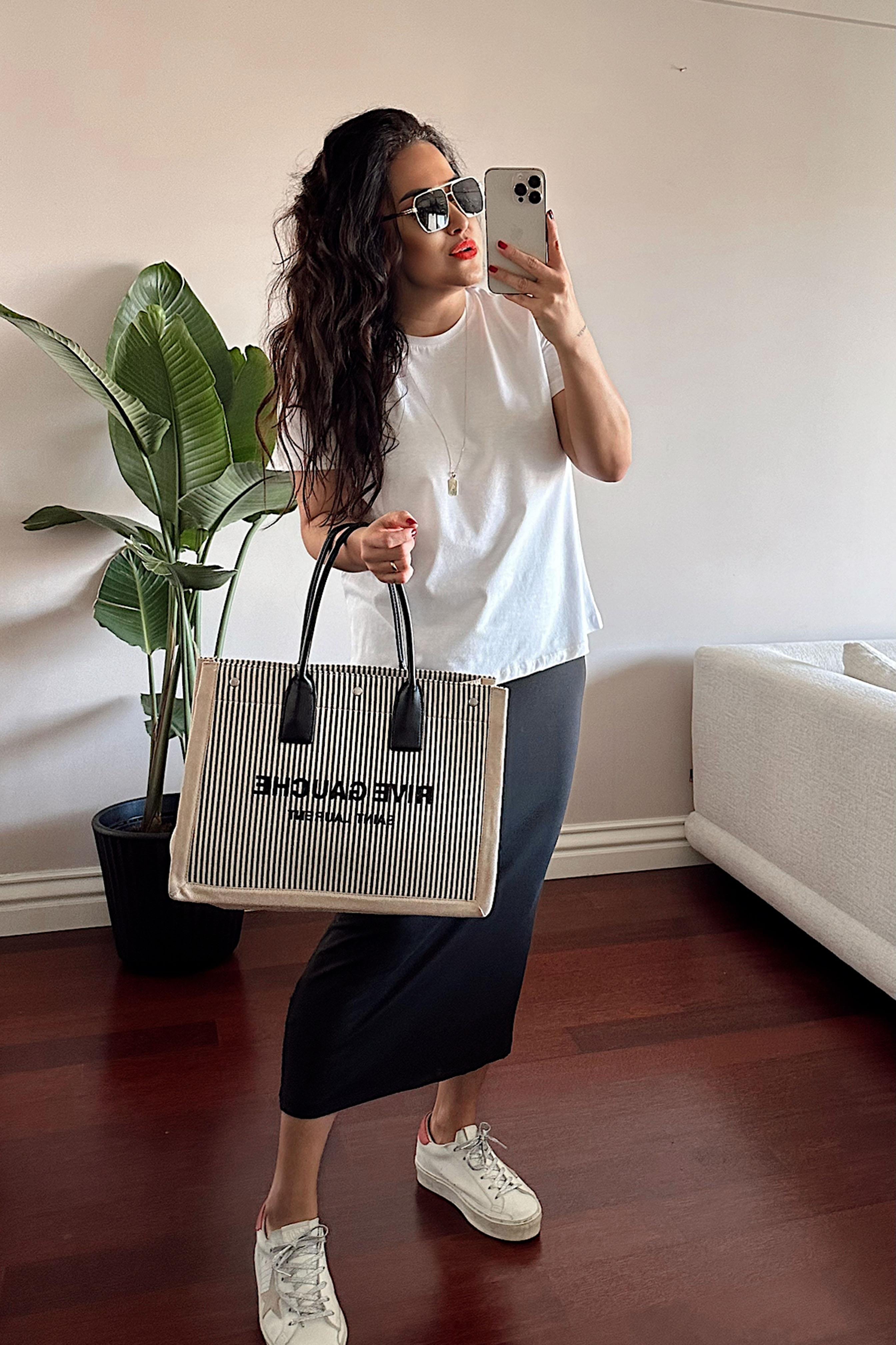 Bisiklet Yaka Basic Tişört Beyaz