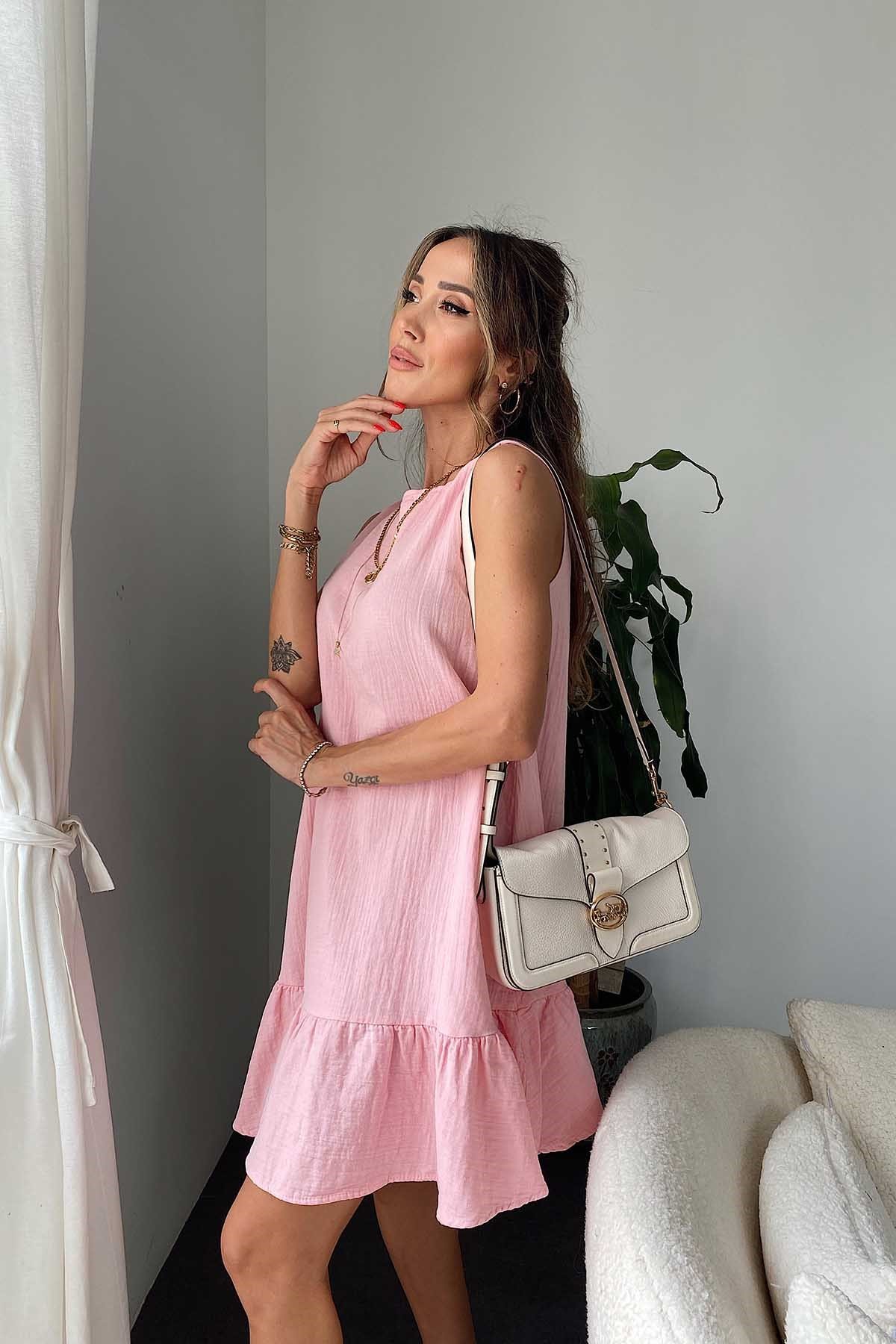 Çan Elbise Pembe