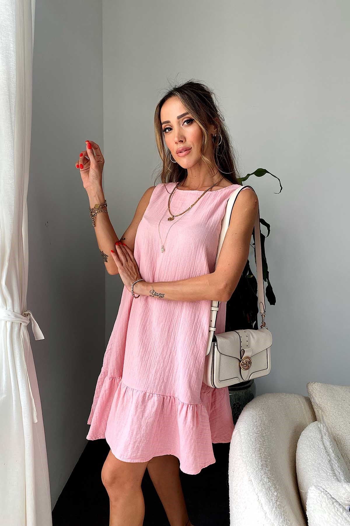 Çan Elbise Pembe