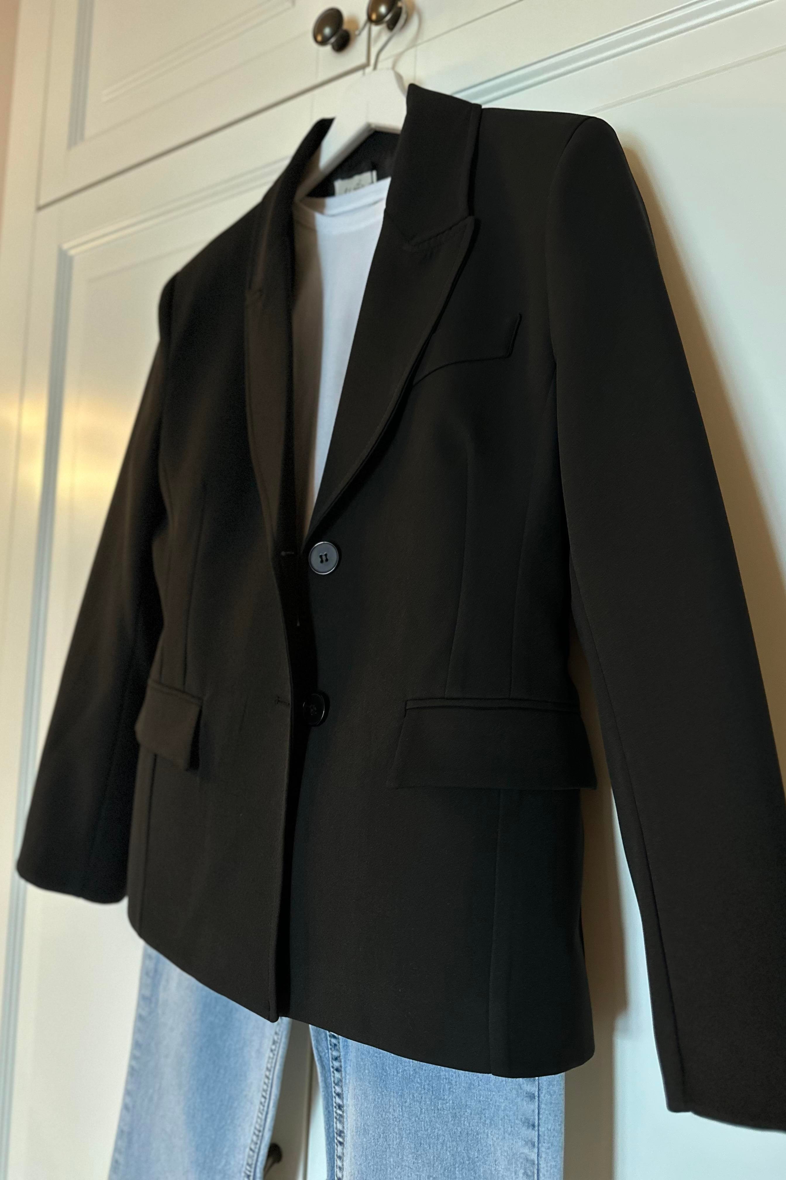 Marka Muadil Vatkalı Blazer Ceket Siyah