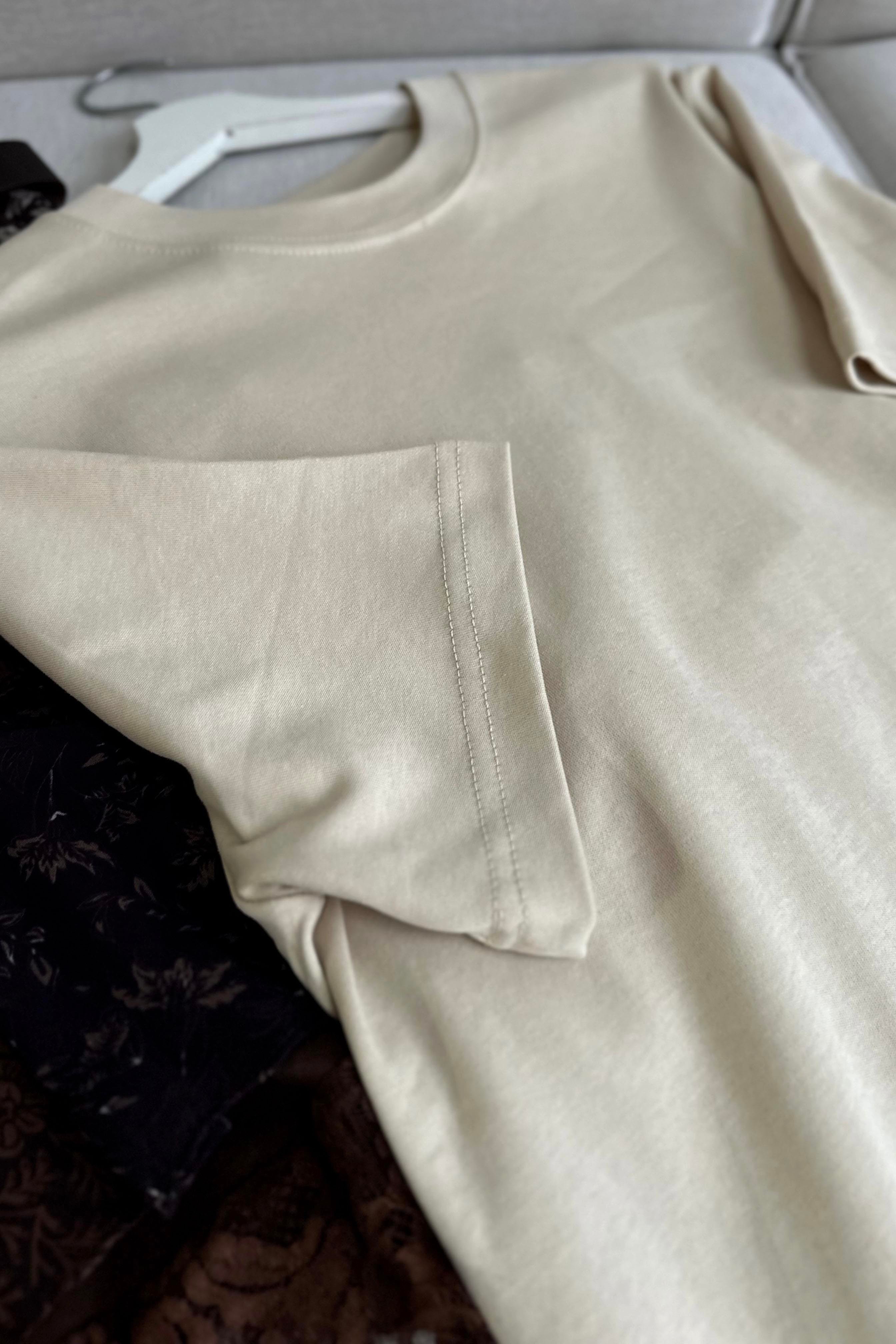 Natural Touch Basic Tişört Taş