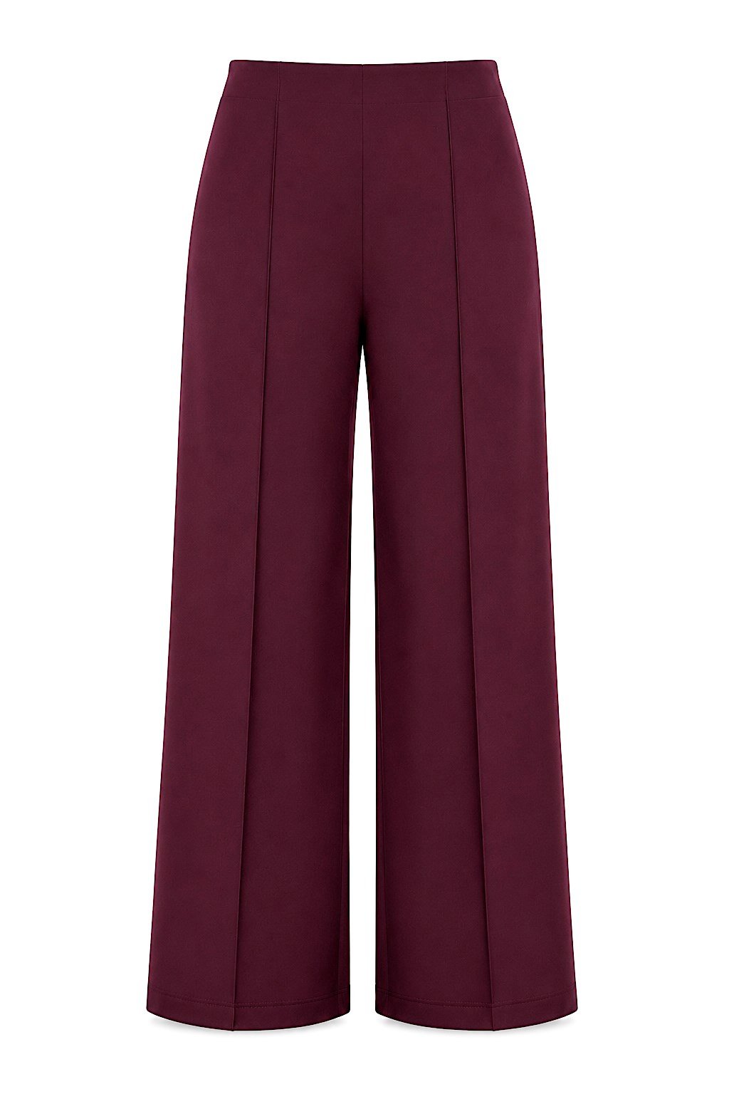 Nova Basic Palazzo Pantolon Bordo