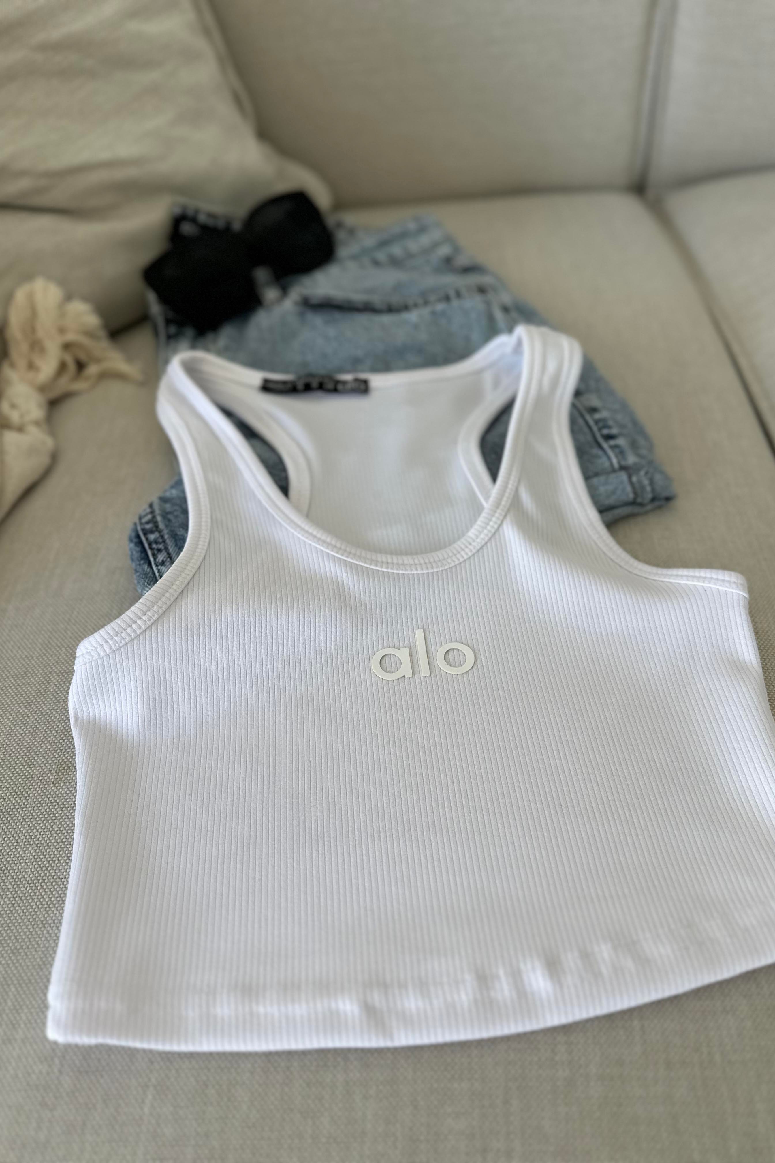 Orjinal Marka Halter Yaka Crop Bluz Beyaz