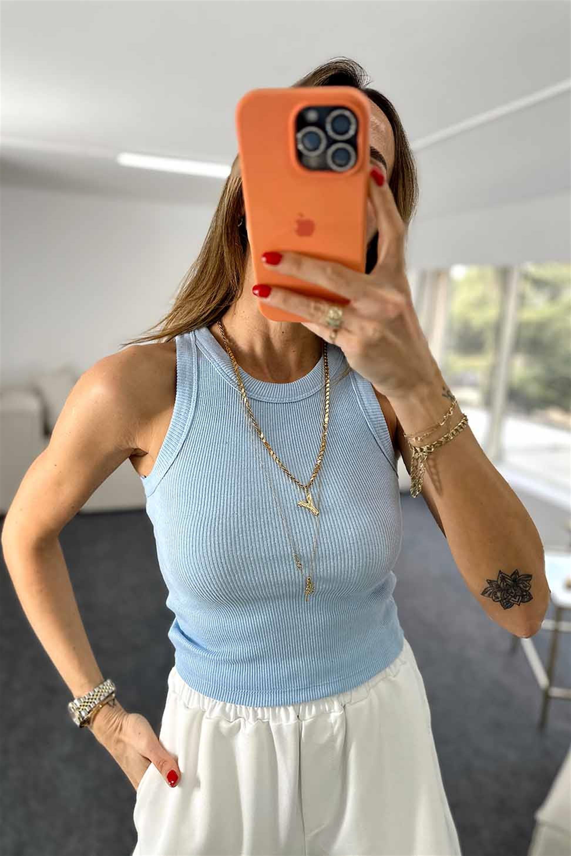 Orjinal Marka Halter Yaka Fitilli Atlet Bebe