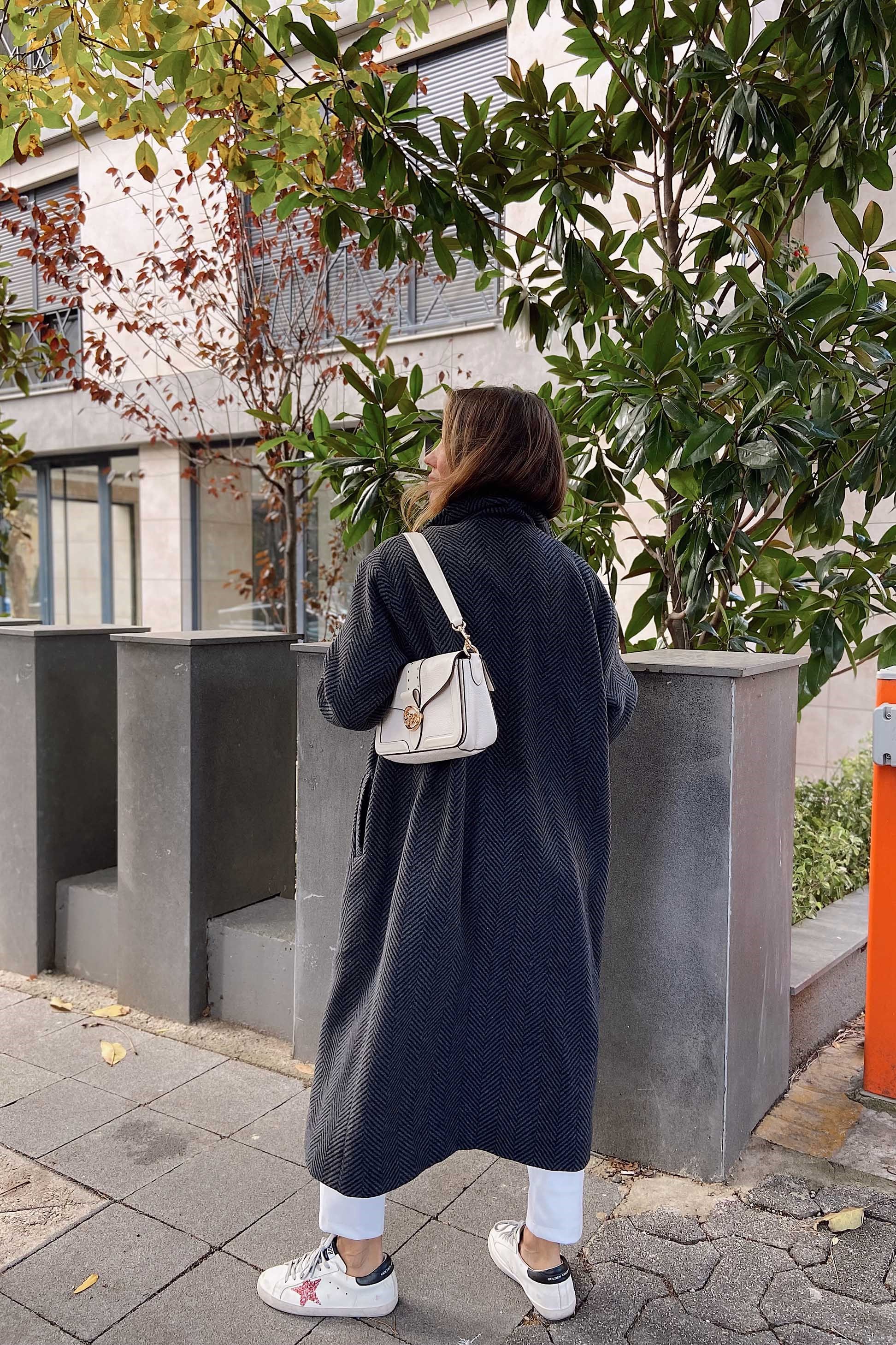 Oversize Kruvaze Kaban Antrasit