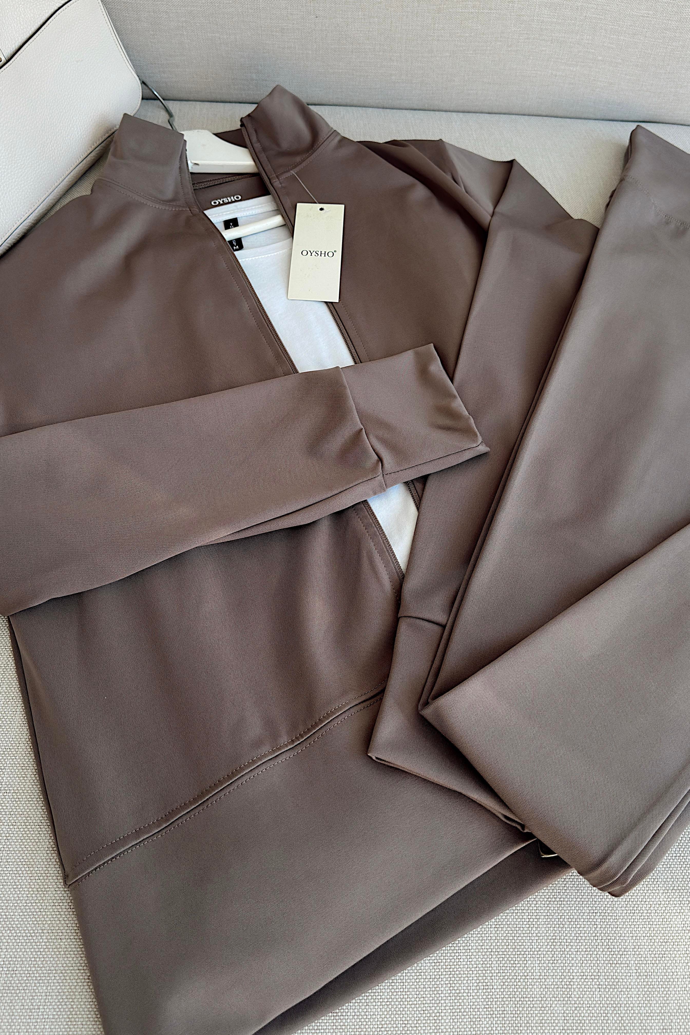 Oysh Marka Likralı İkili Takım Vizon