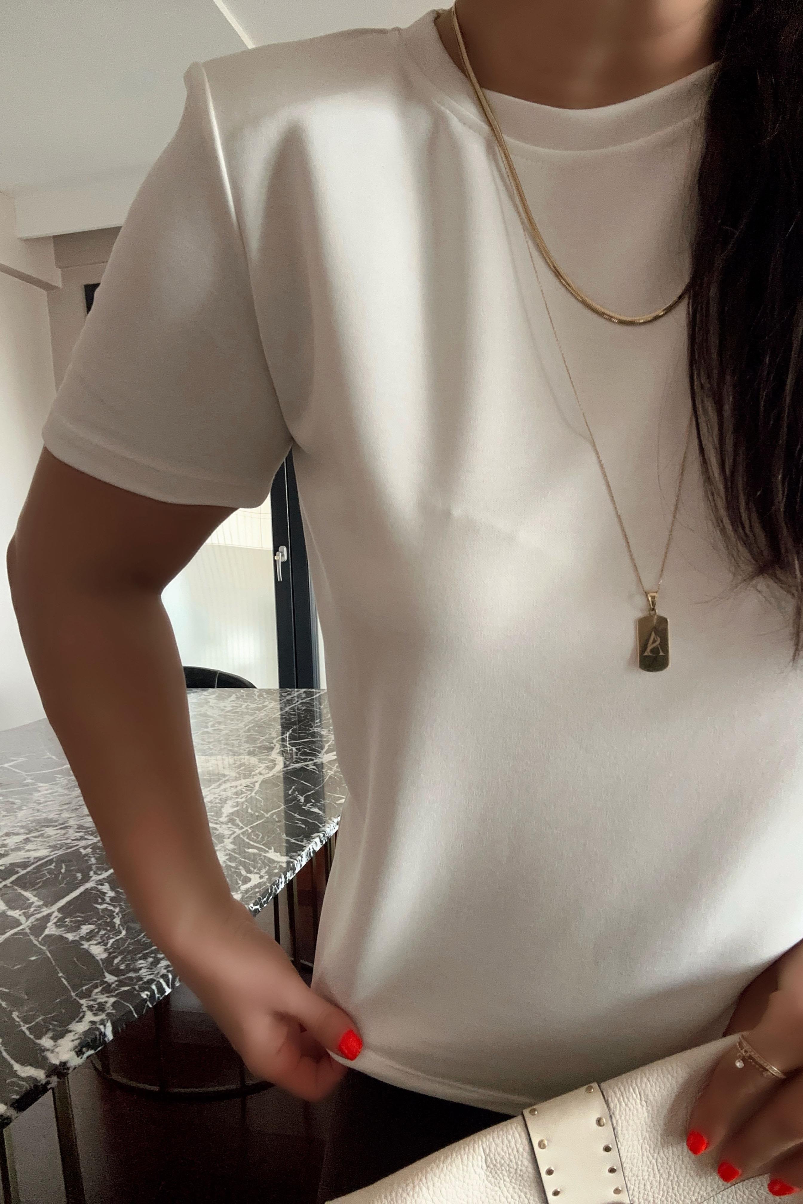 Oysh Modal Kumaş Vatkalı Basic Ekru