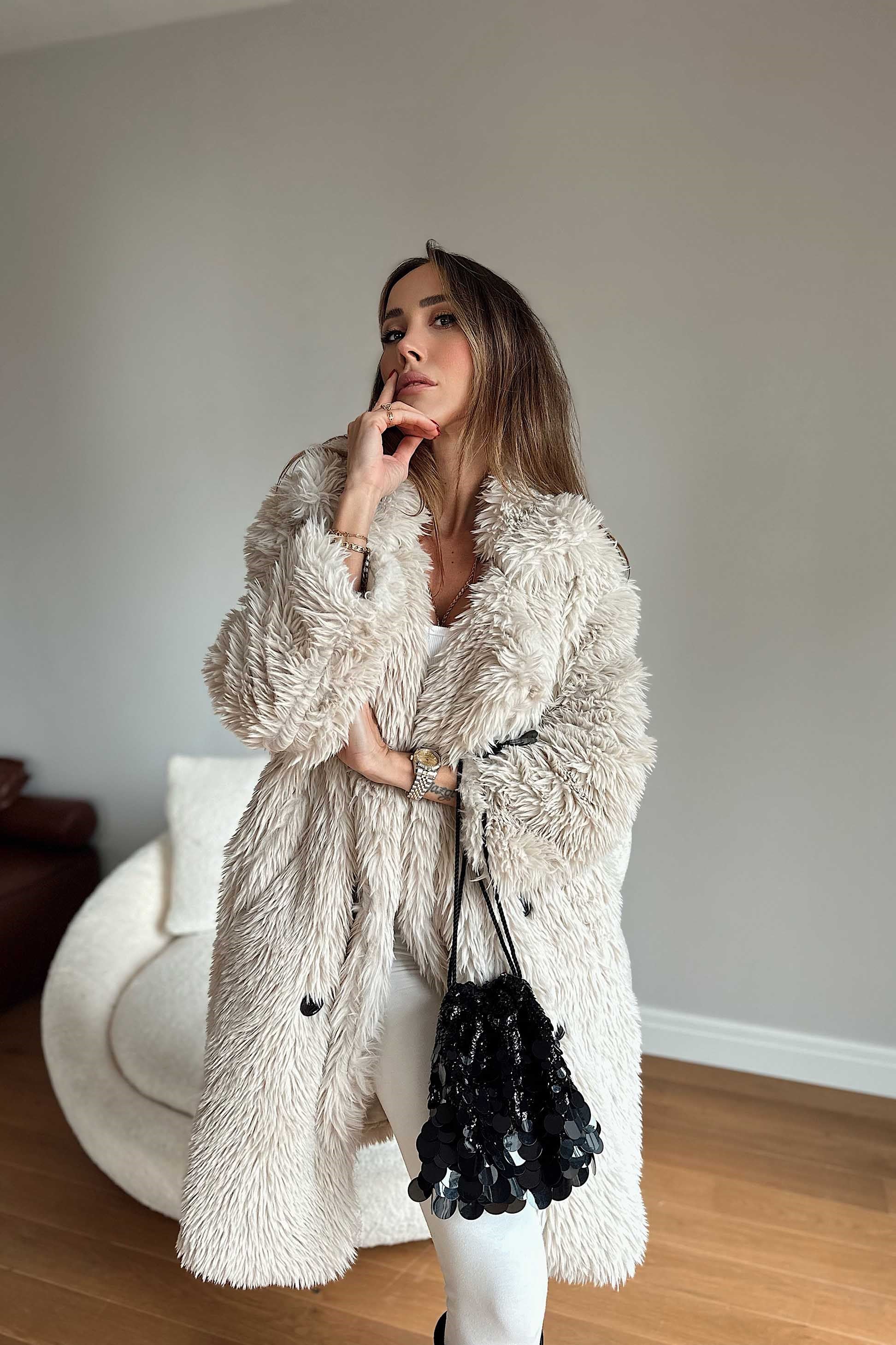 Peluş Kürk Kaban Taş