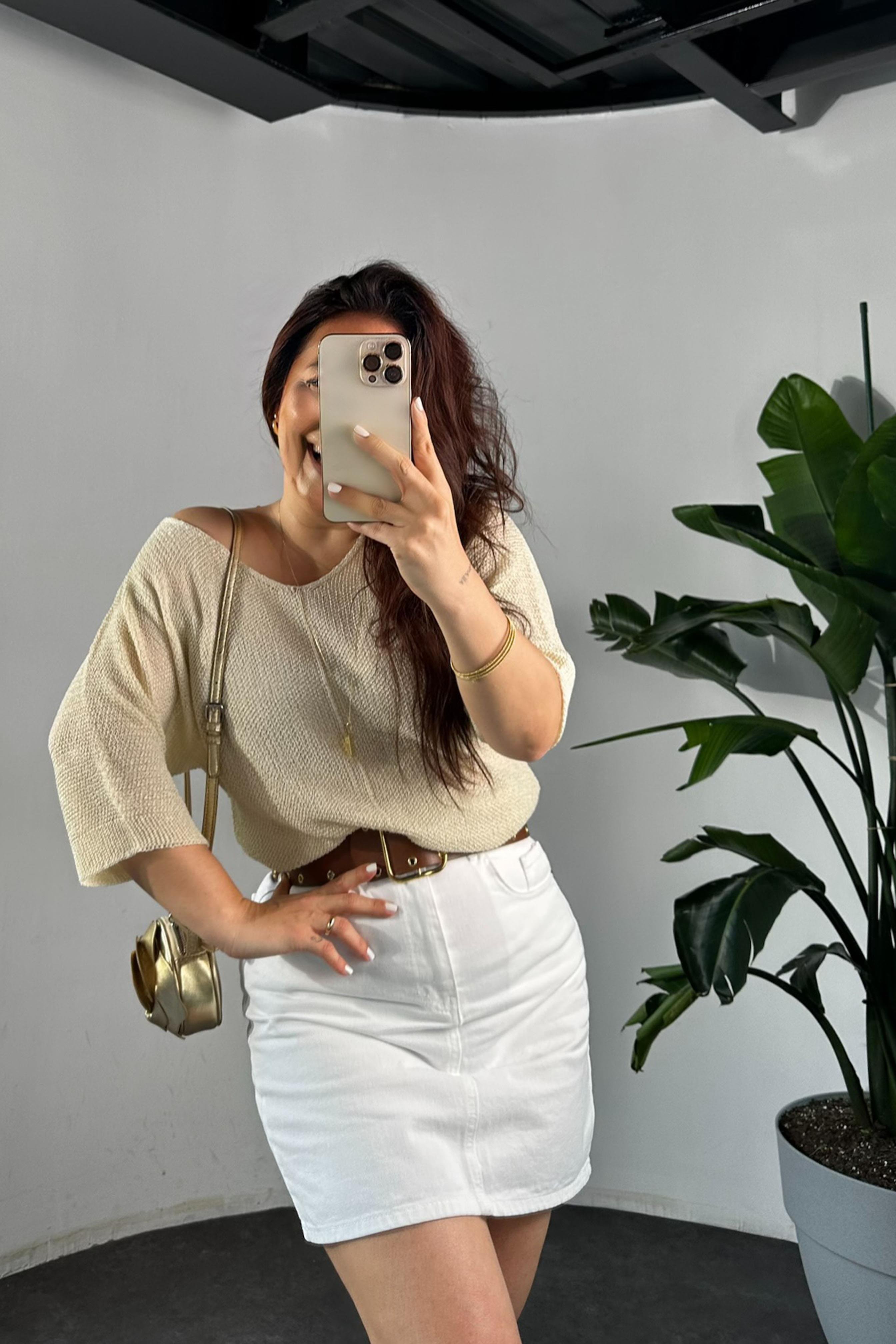 Premium Kalite Elit Triko Merserize Bluz Taş