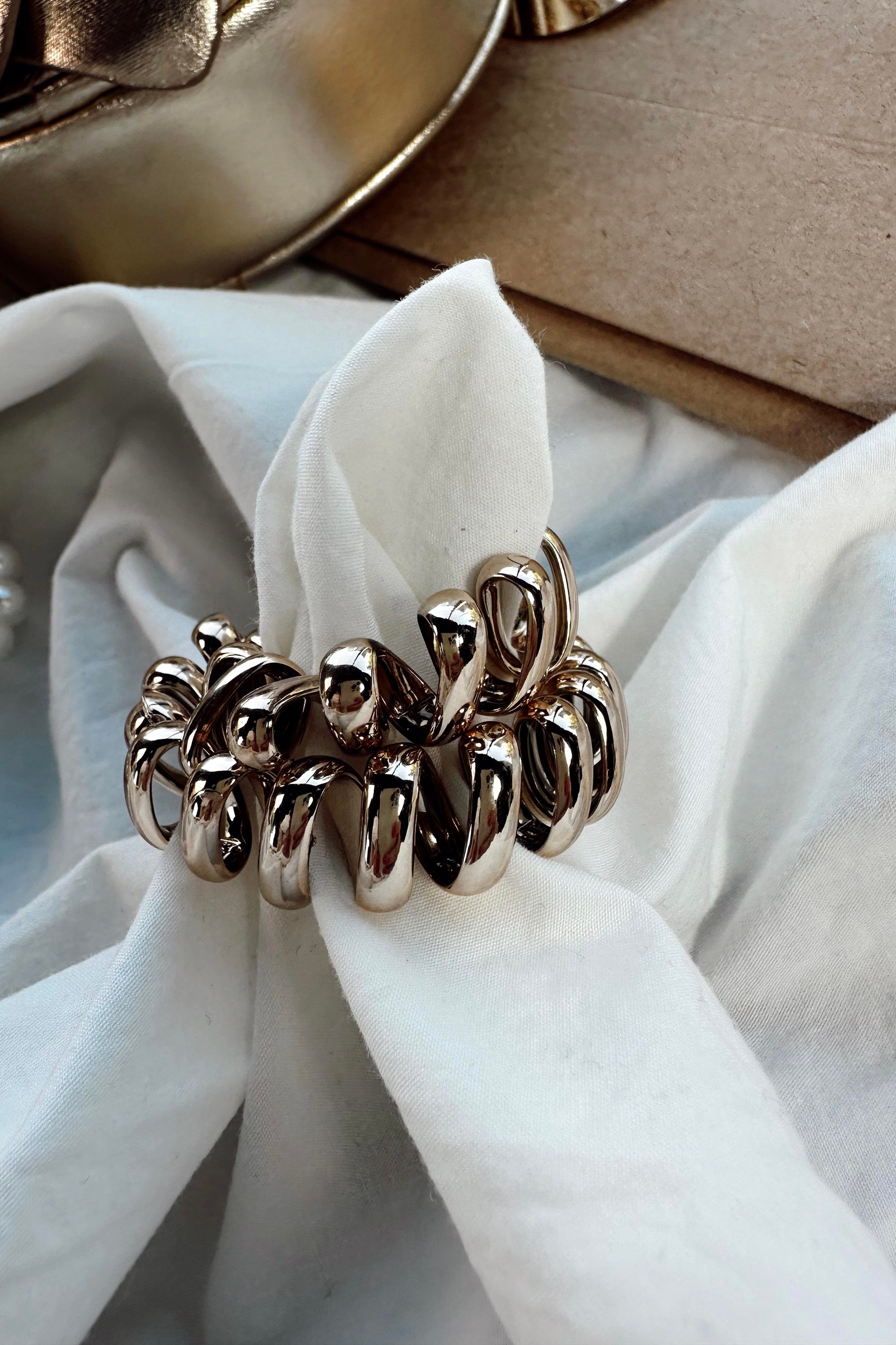 Premium Kalite Spiral Lastik Toka Gold