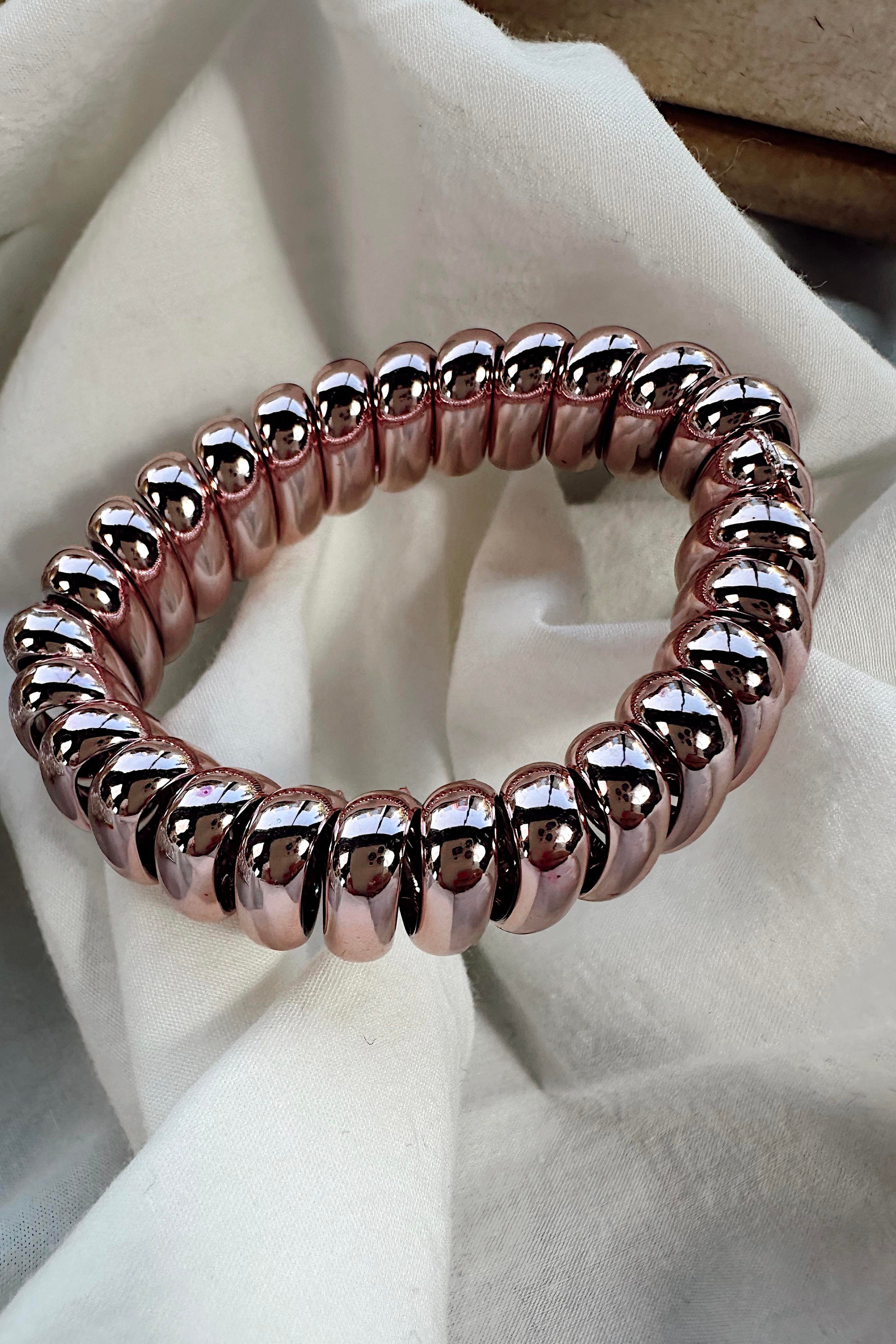 Premium Kalite Spiral Lastik Toka Pembe