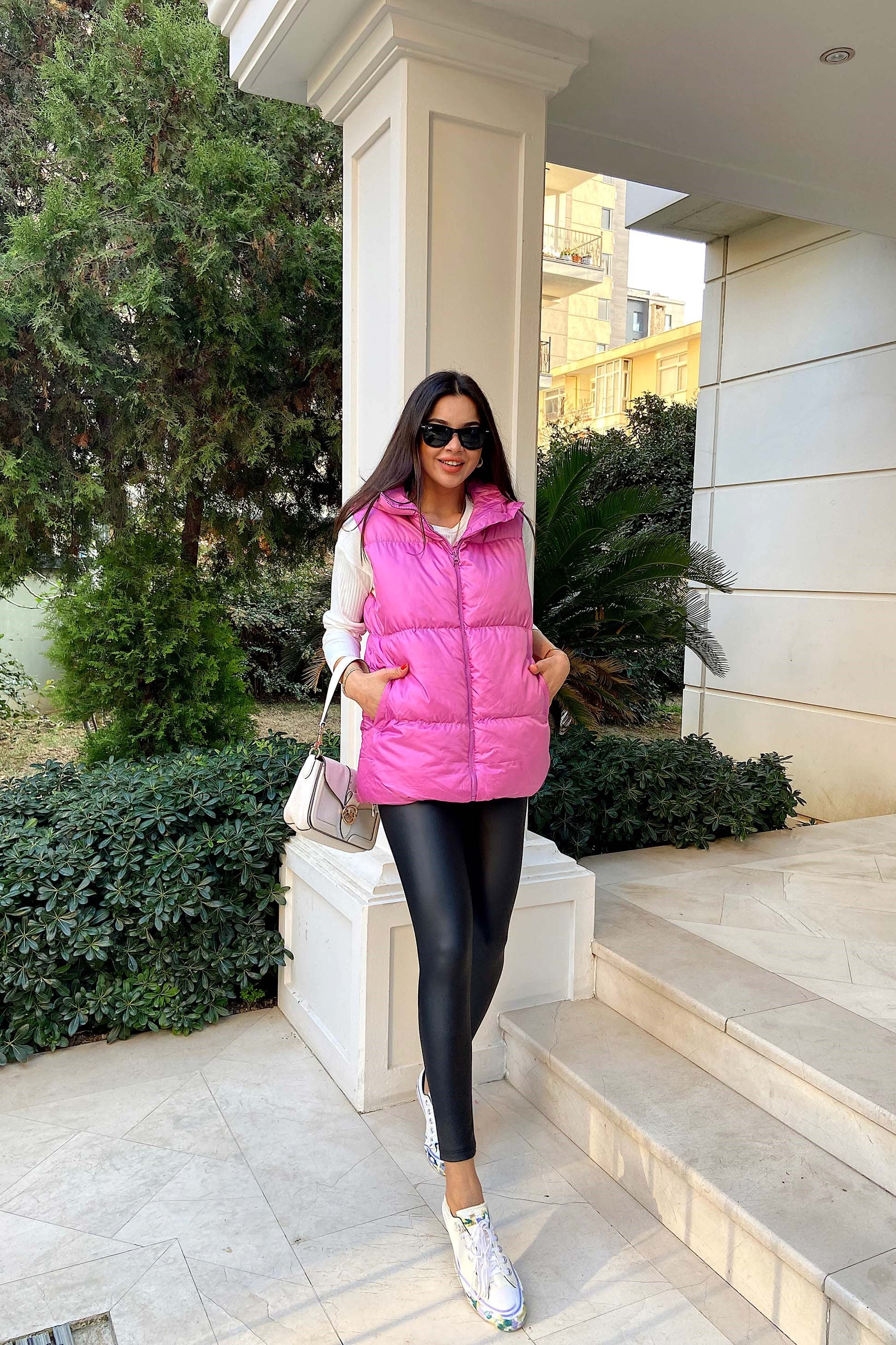 Puf Puf BF Yelek Pembe