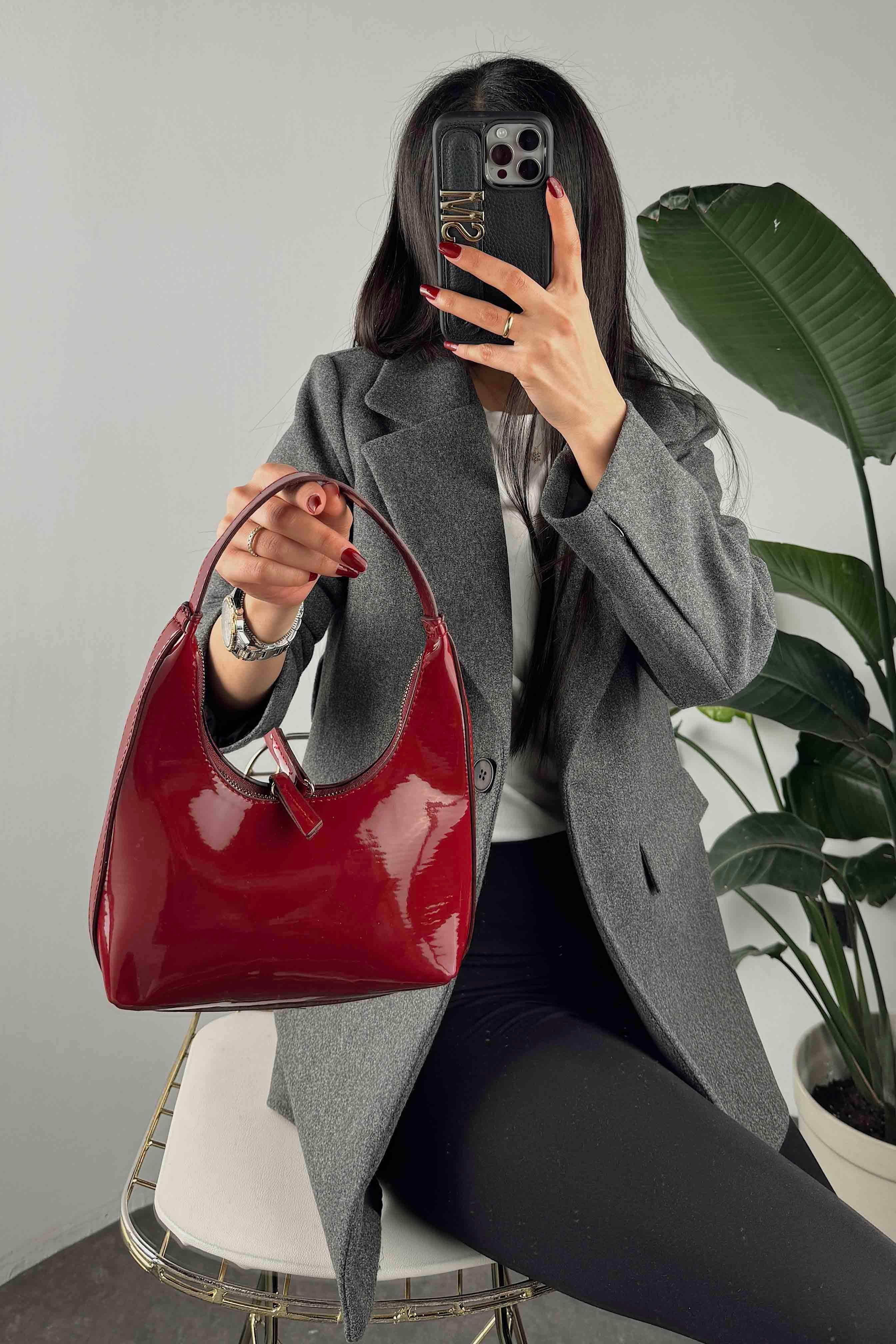 Rugan Cherry Çanta Bordo